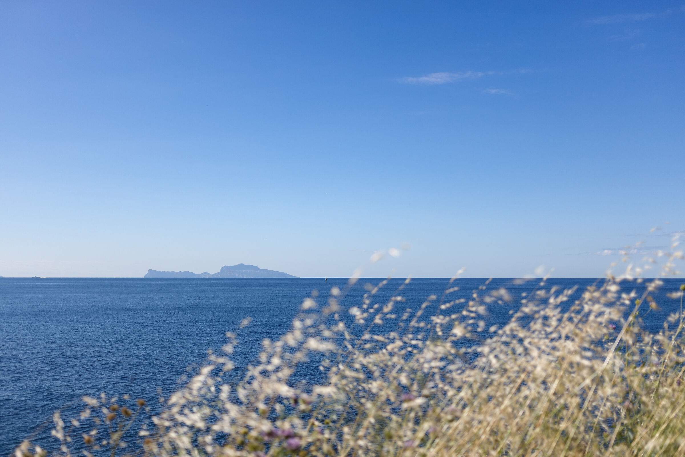 Capri from the seafront of Pozzuoli