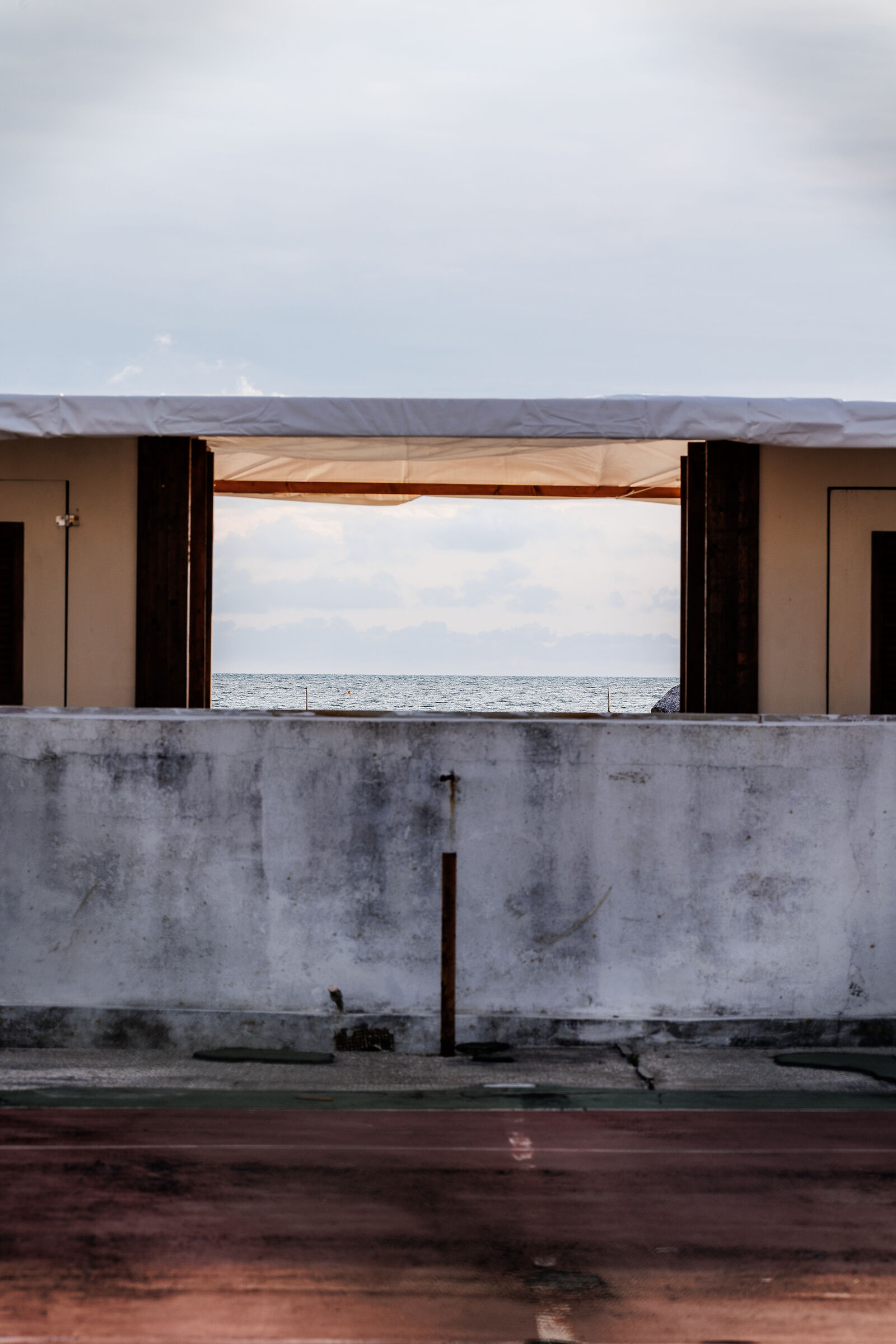 Window overlooking the sea