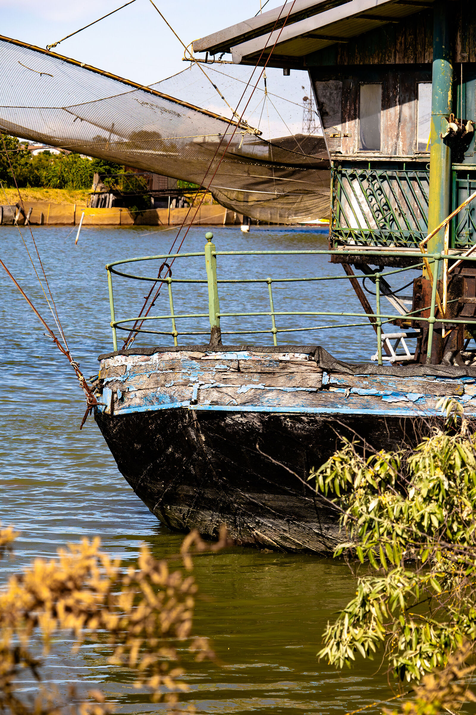 Bilancia da pesca su barcone