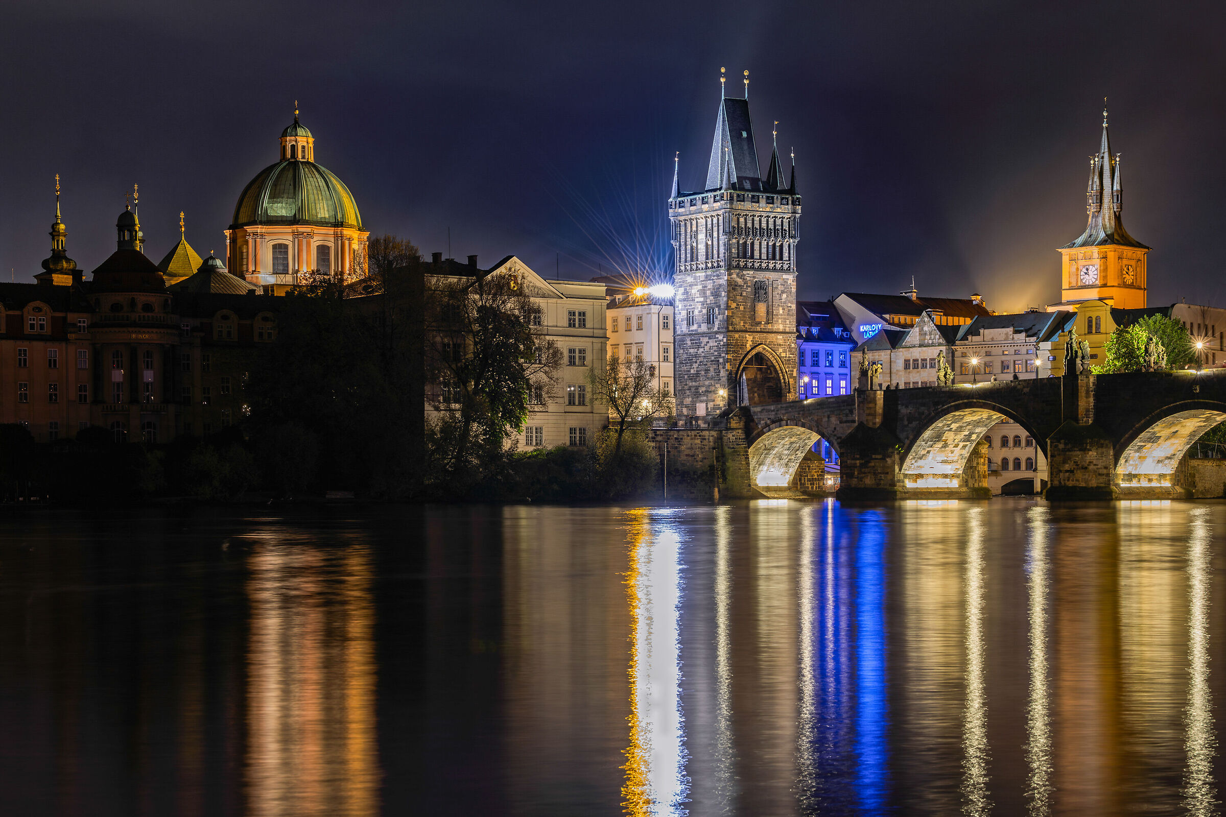 An evening in Prague