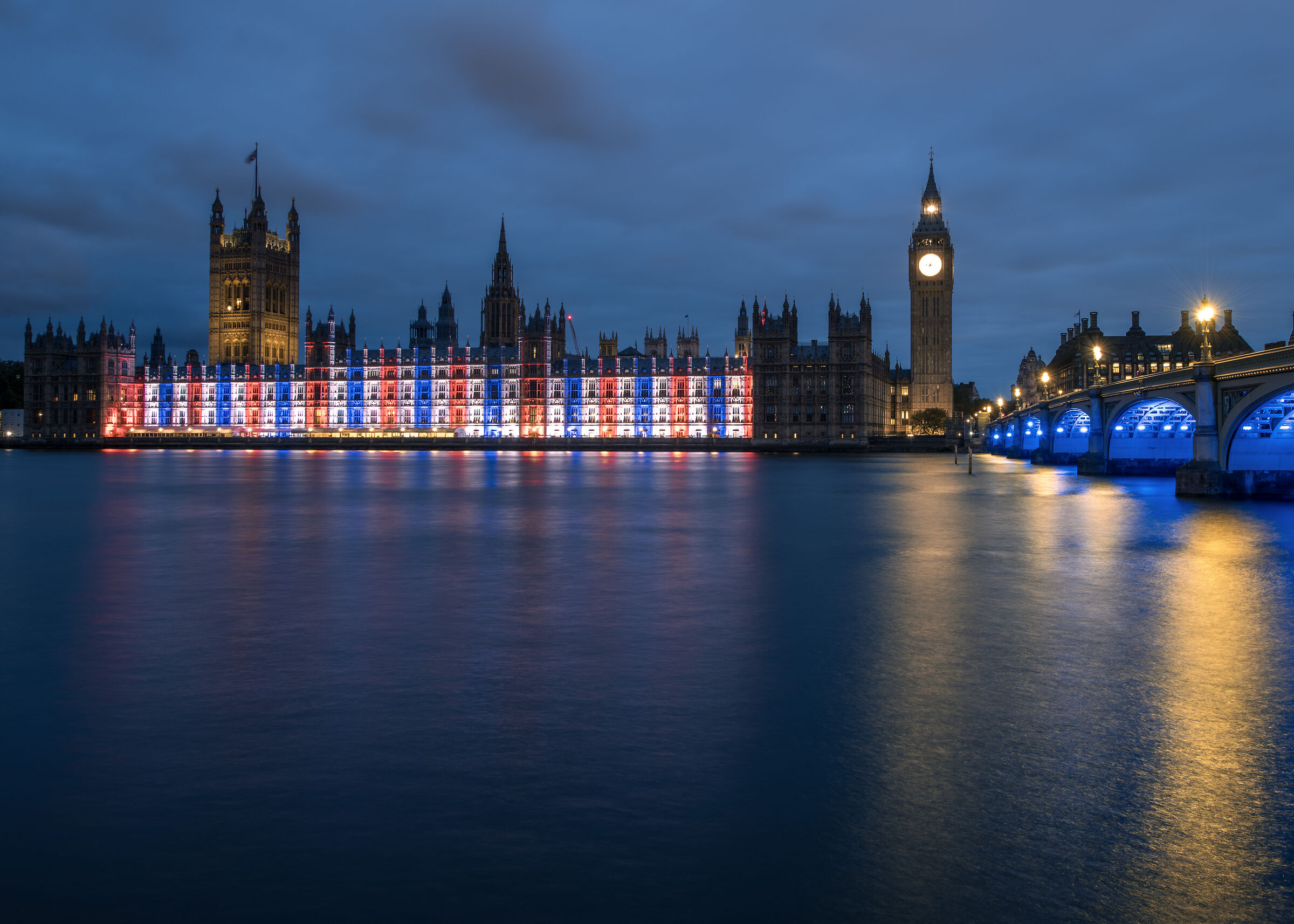 Westminster at blue hour