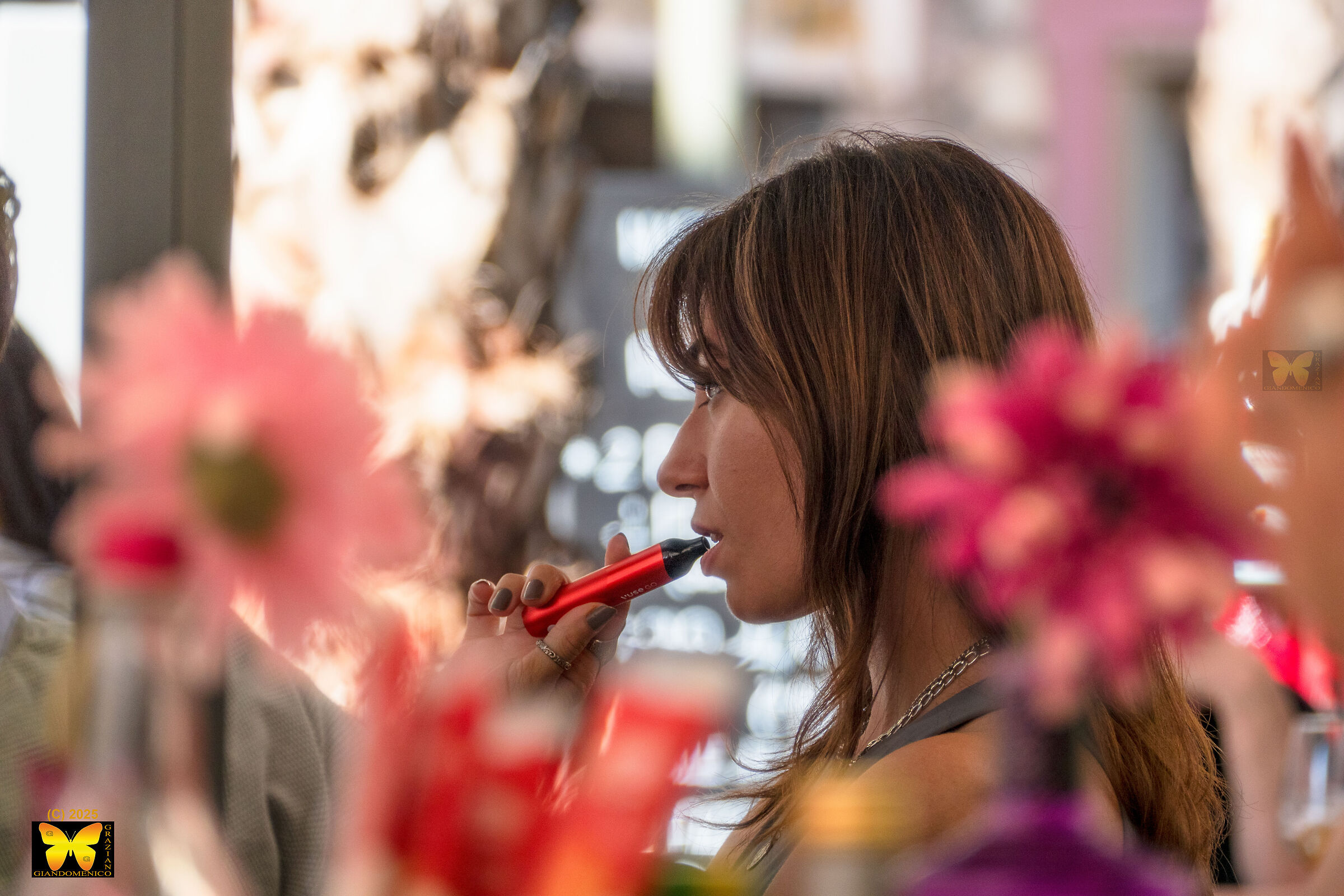 At the restaurant...