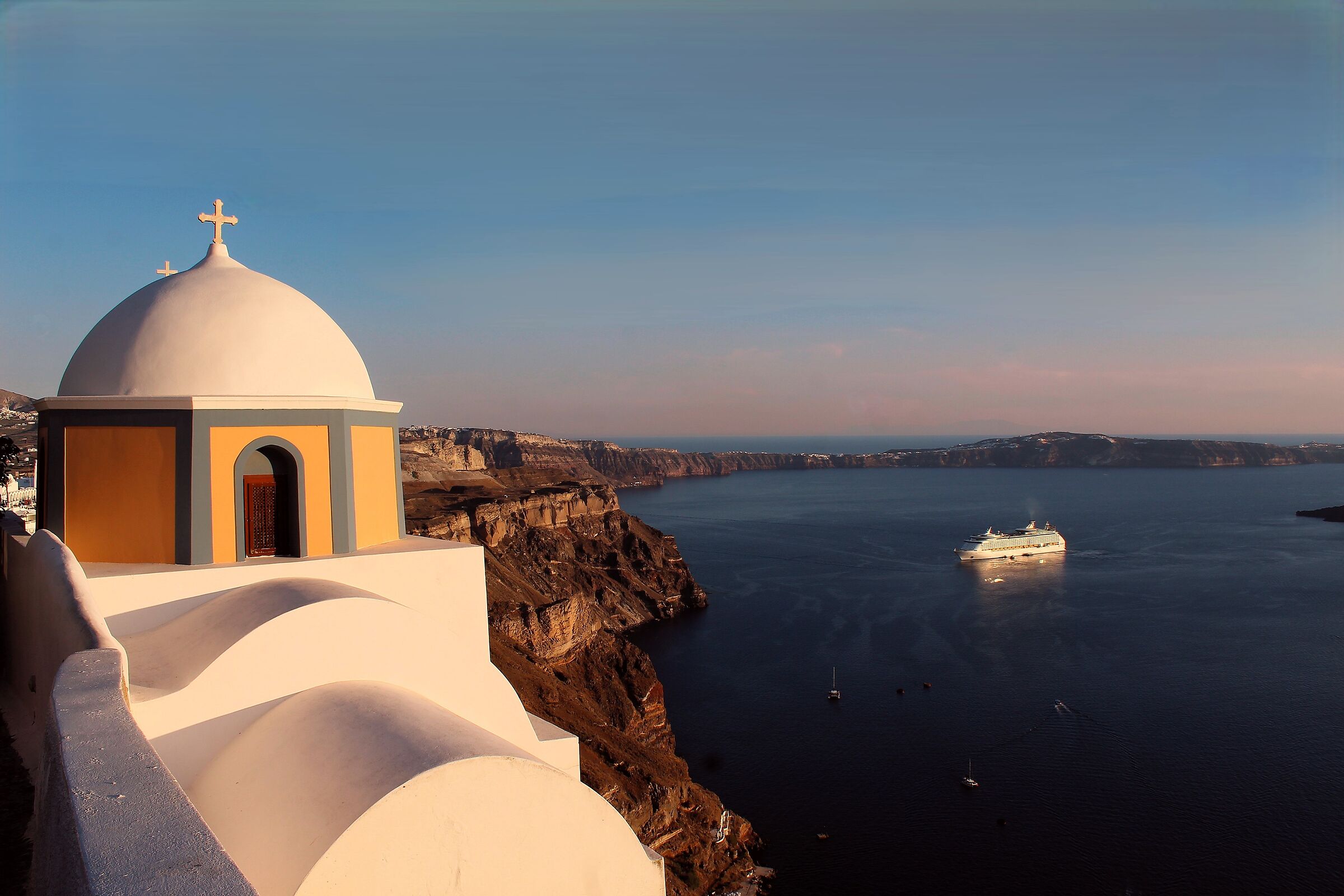 Santorini landscape