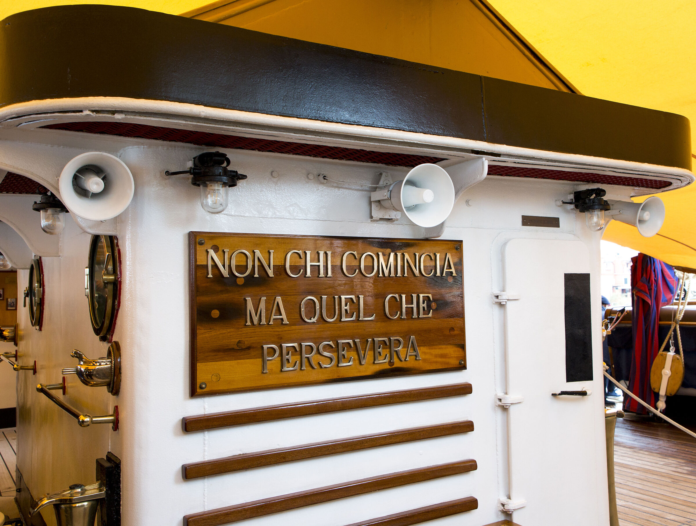 Amerigo Vespucci at the pier