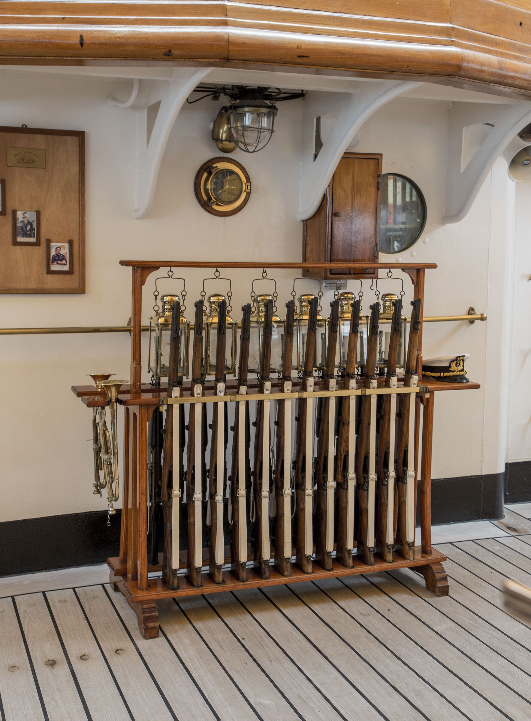 Amerigo Vespucci at the pier