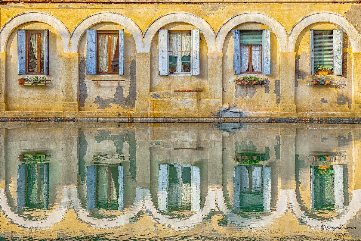 The reflections of Chioggia