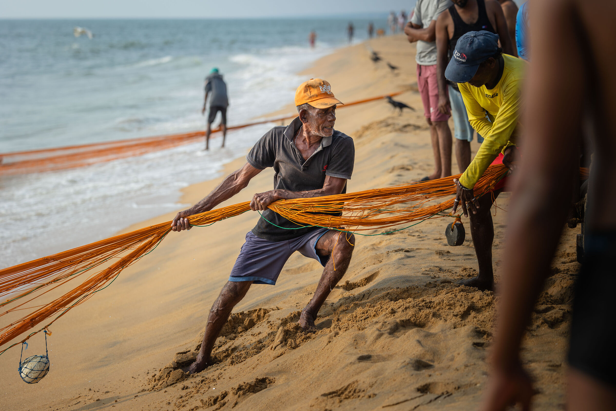 Final moments of fishing