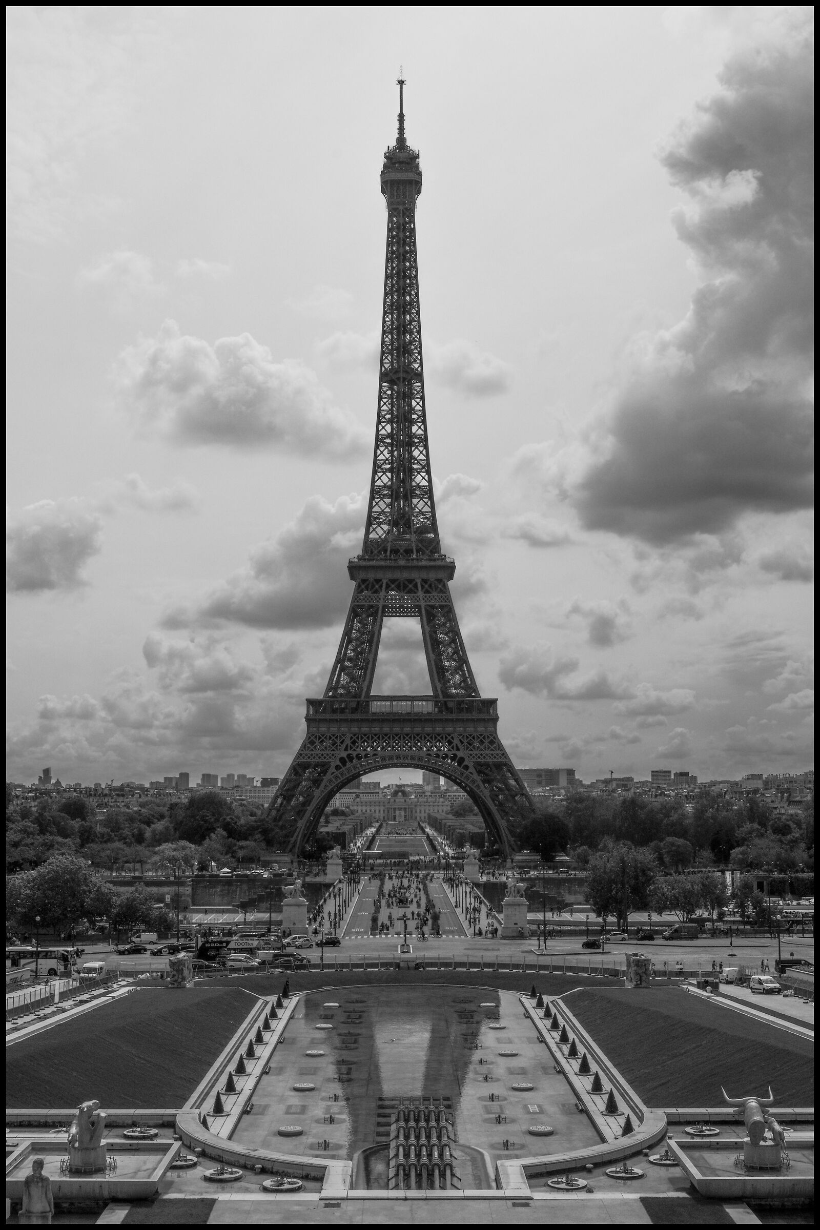 Sua Maestà la Tour Eiffel vista dal Trocadero