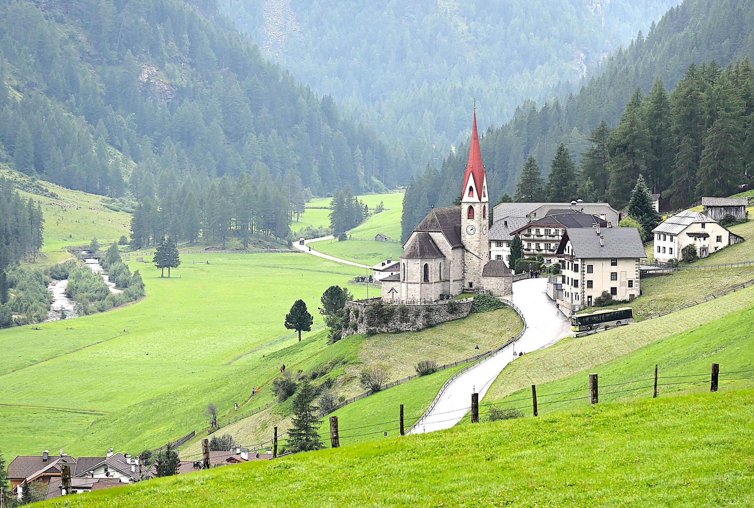 Riva di Tures in the Ahrntal Valley.
