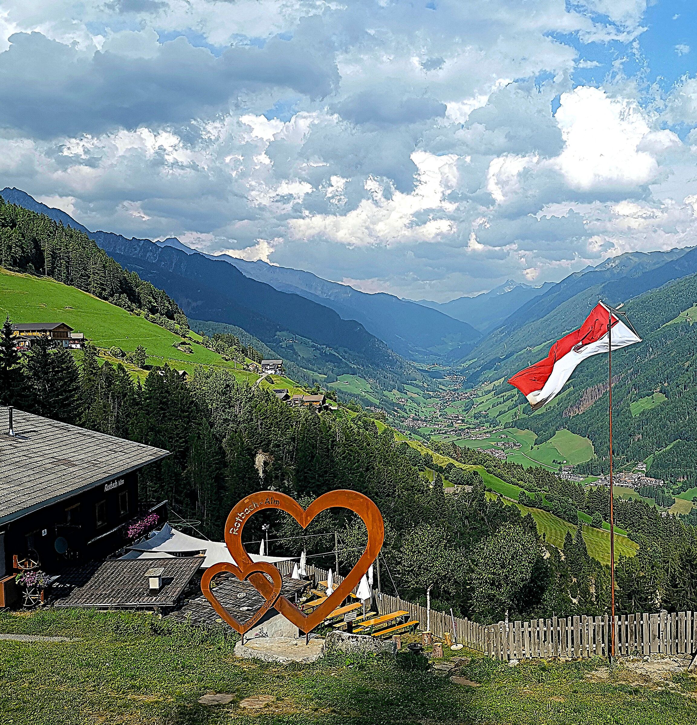 Rotbach-Alm in the Ahrntal Valley.