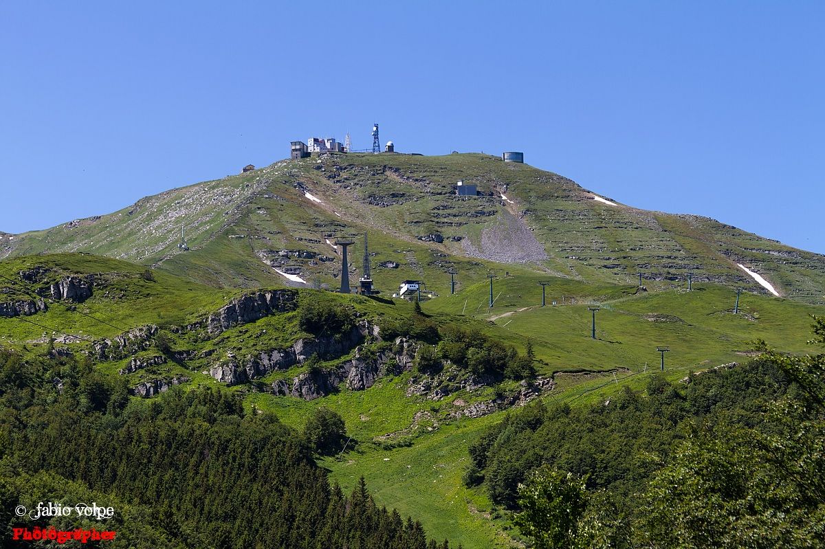 Monte cimone visto da Passo del lupo