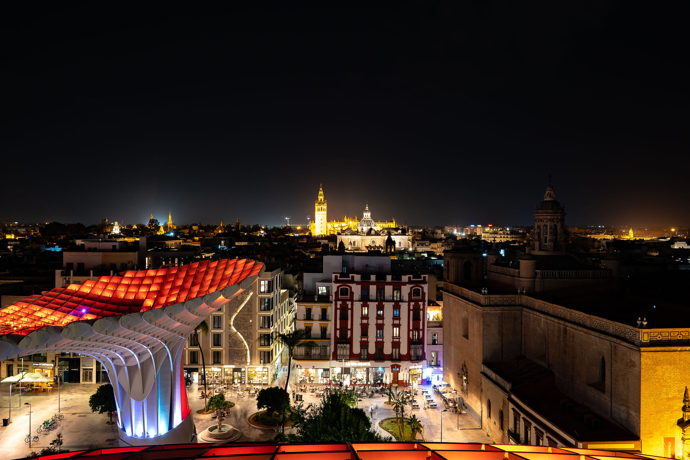 Magical night in Seville