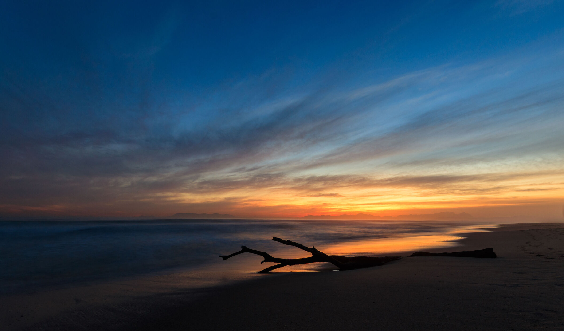 Sea and sunset