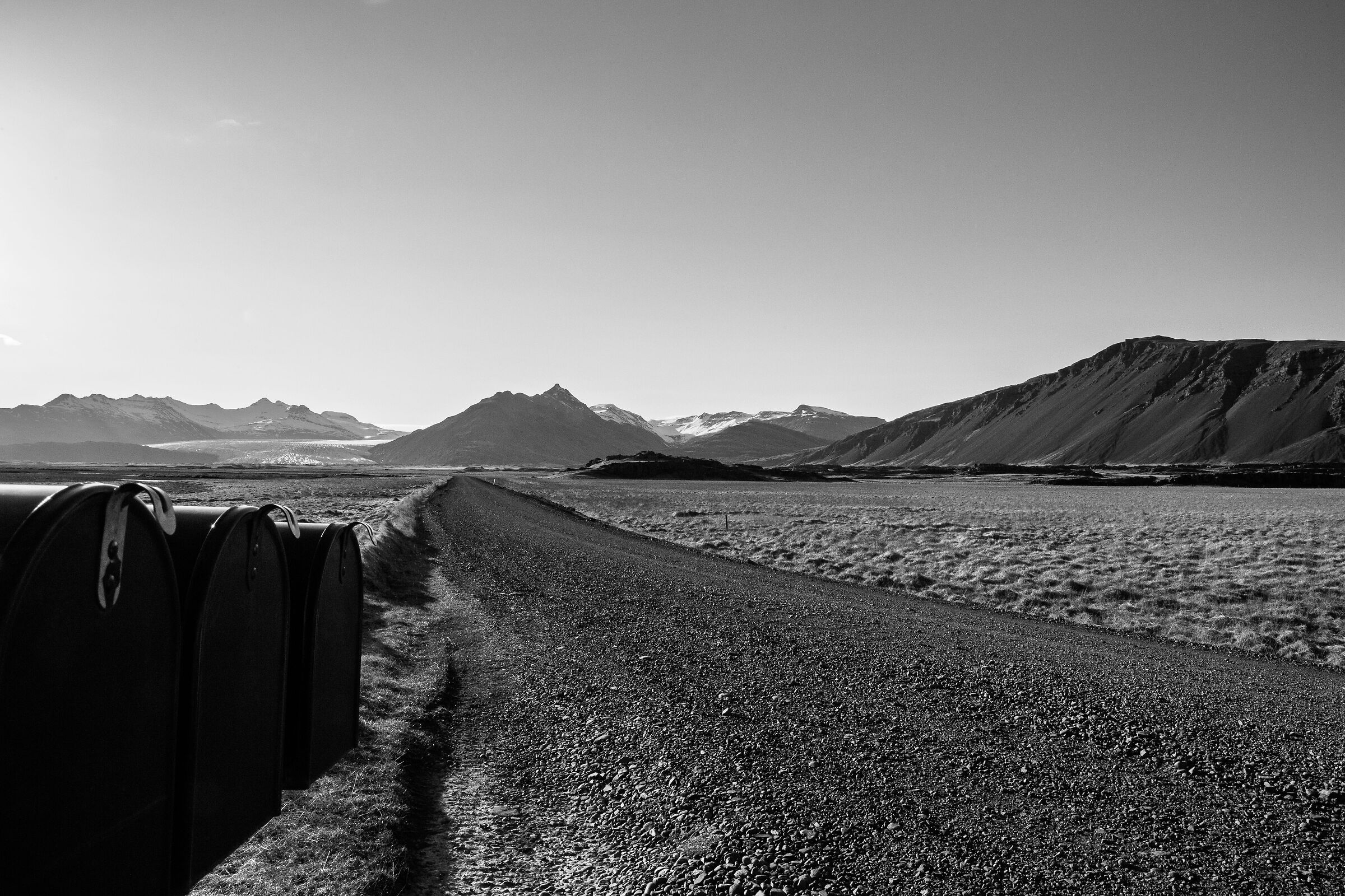 Iceland in black and white