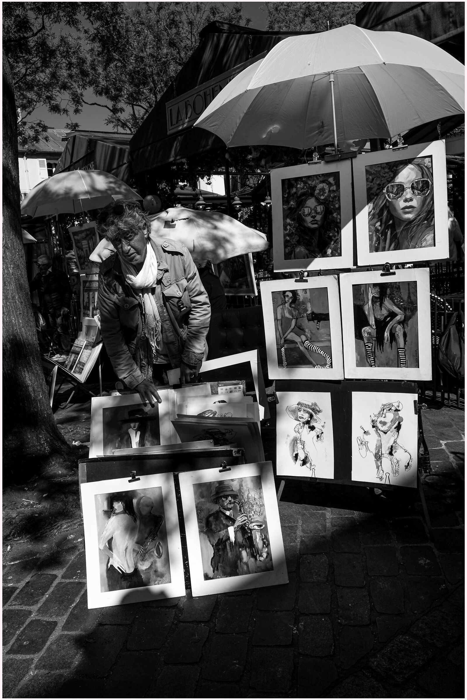 Piazzetta degli artisti Montmartre