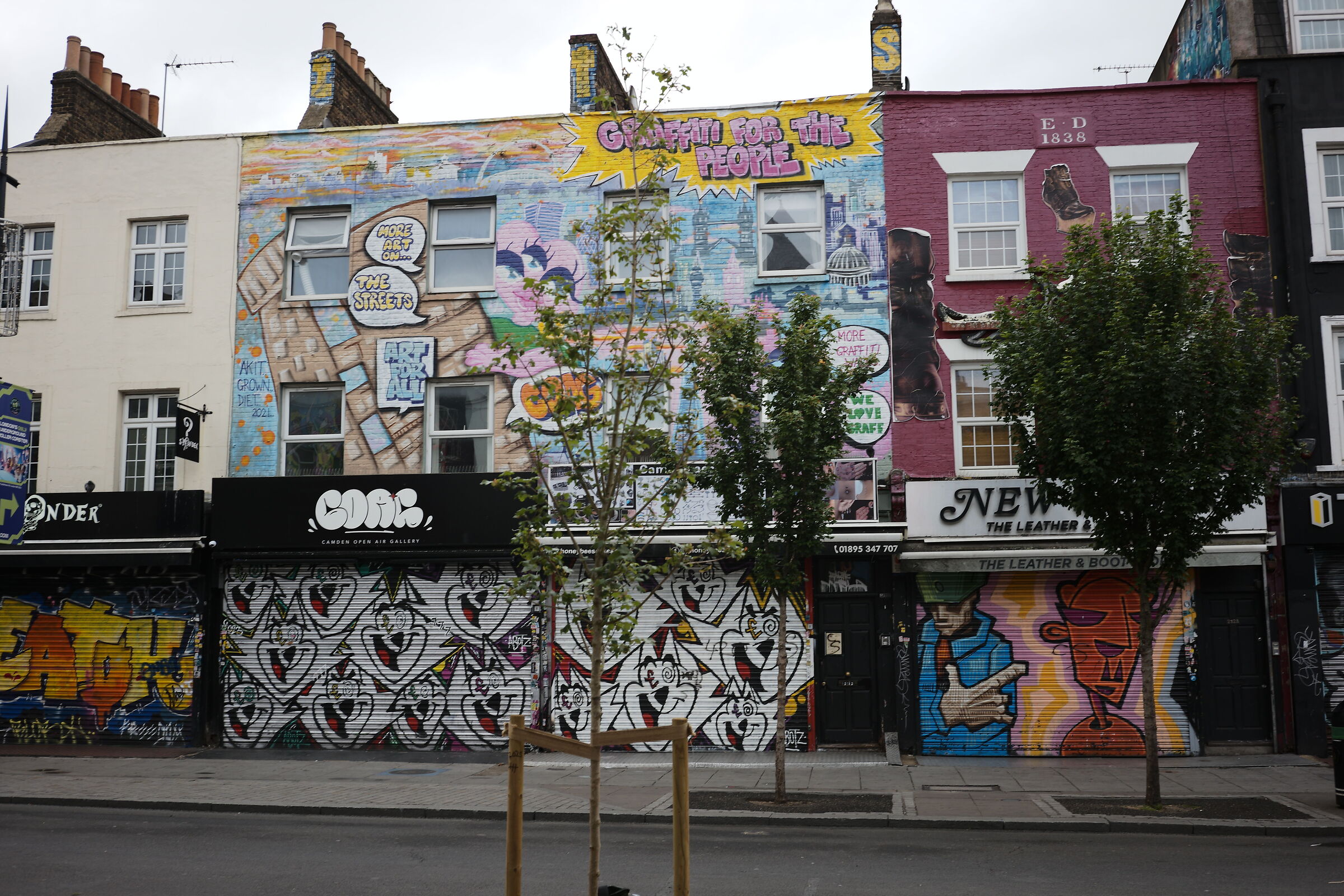 The walls of Camden High