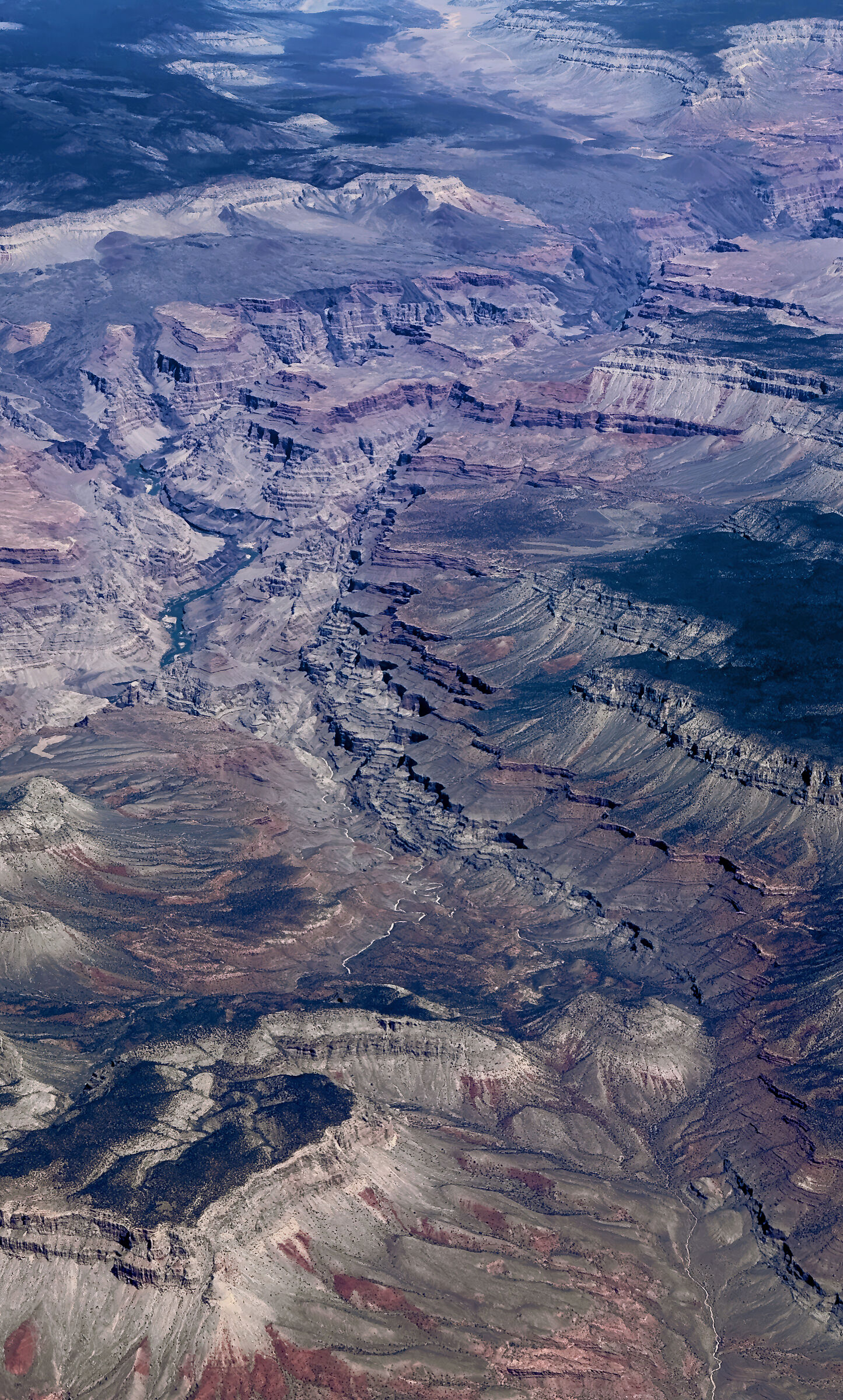 dall'aereo sopra l'Arizona