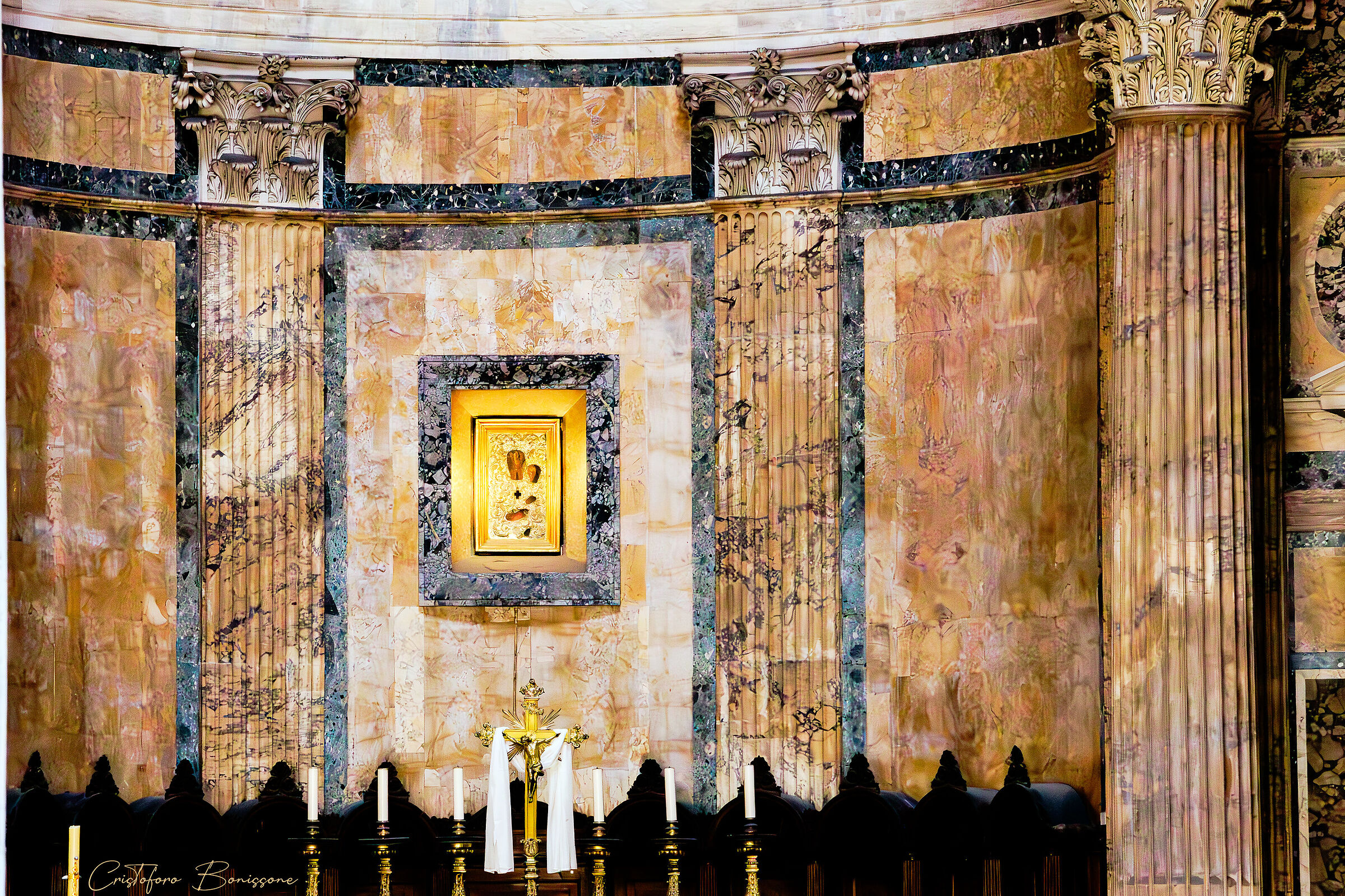 Particolare Del Pantheon Roma