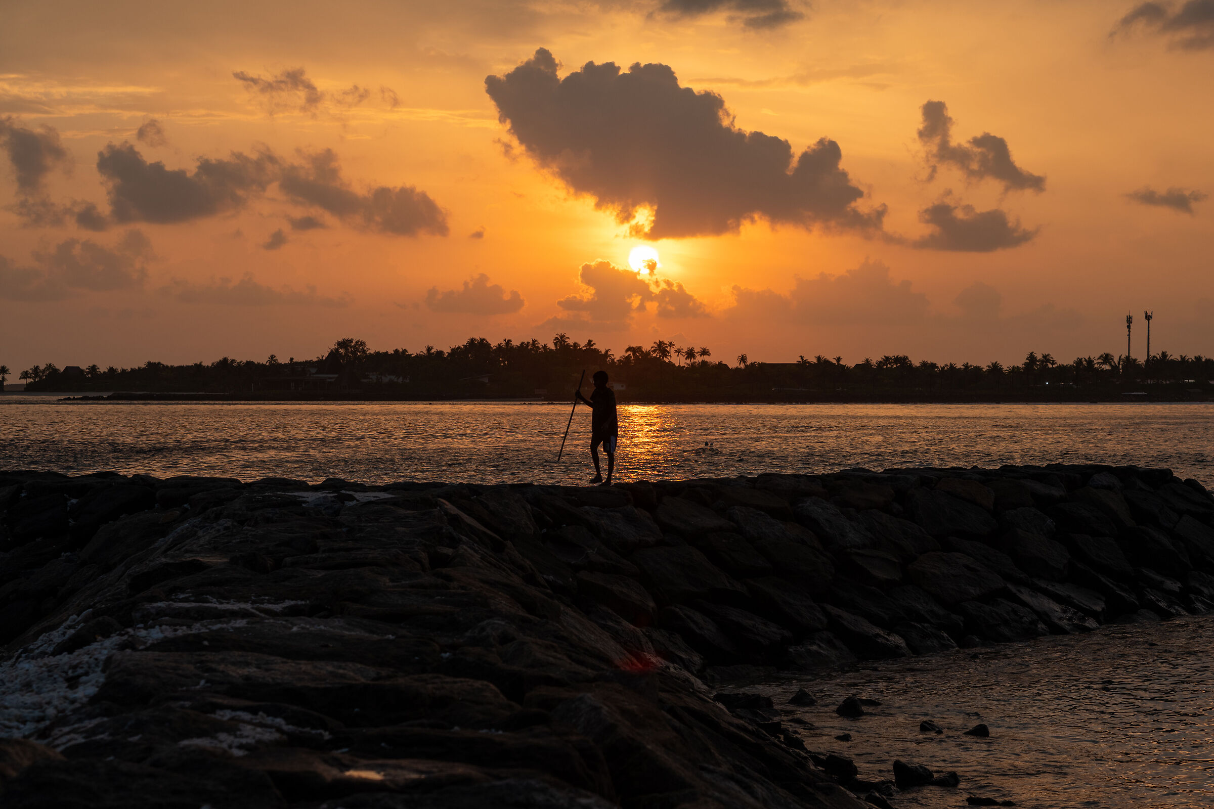 Il pescatore all'alba