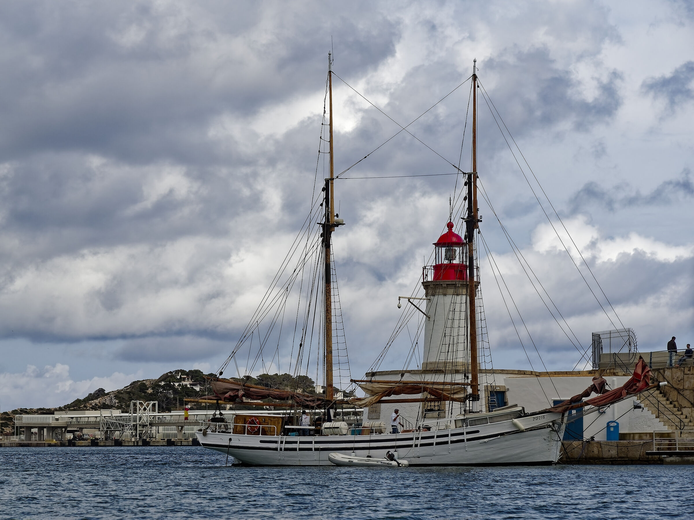 Nel porto di Ibiza