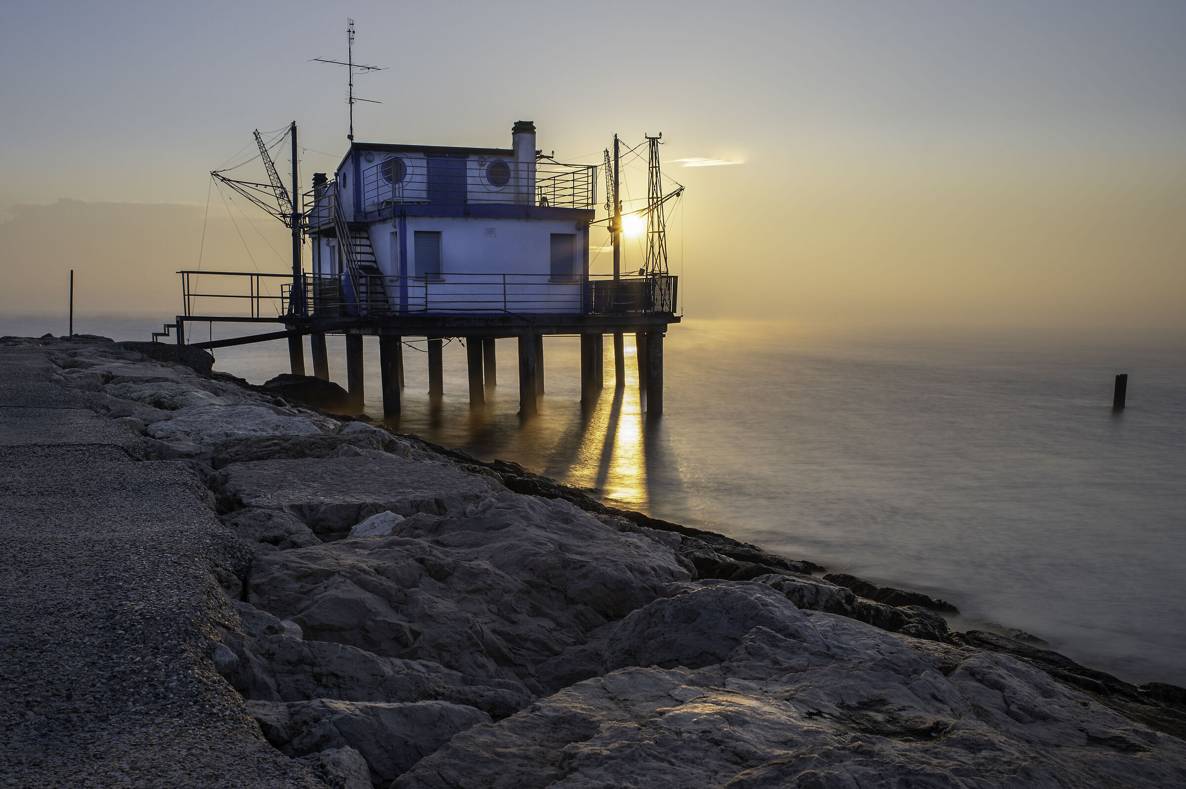 Marina Romea all'alba