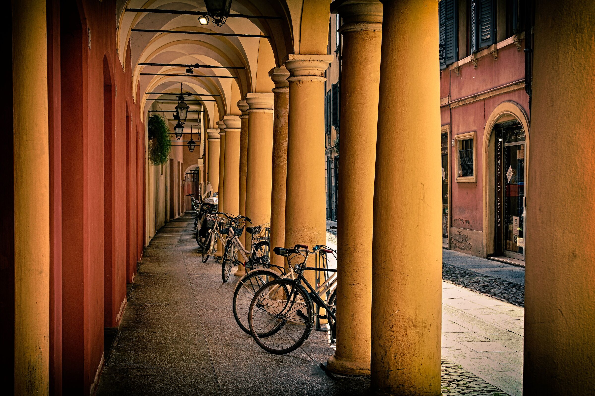 Colorful porches