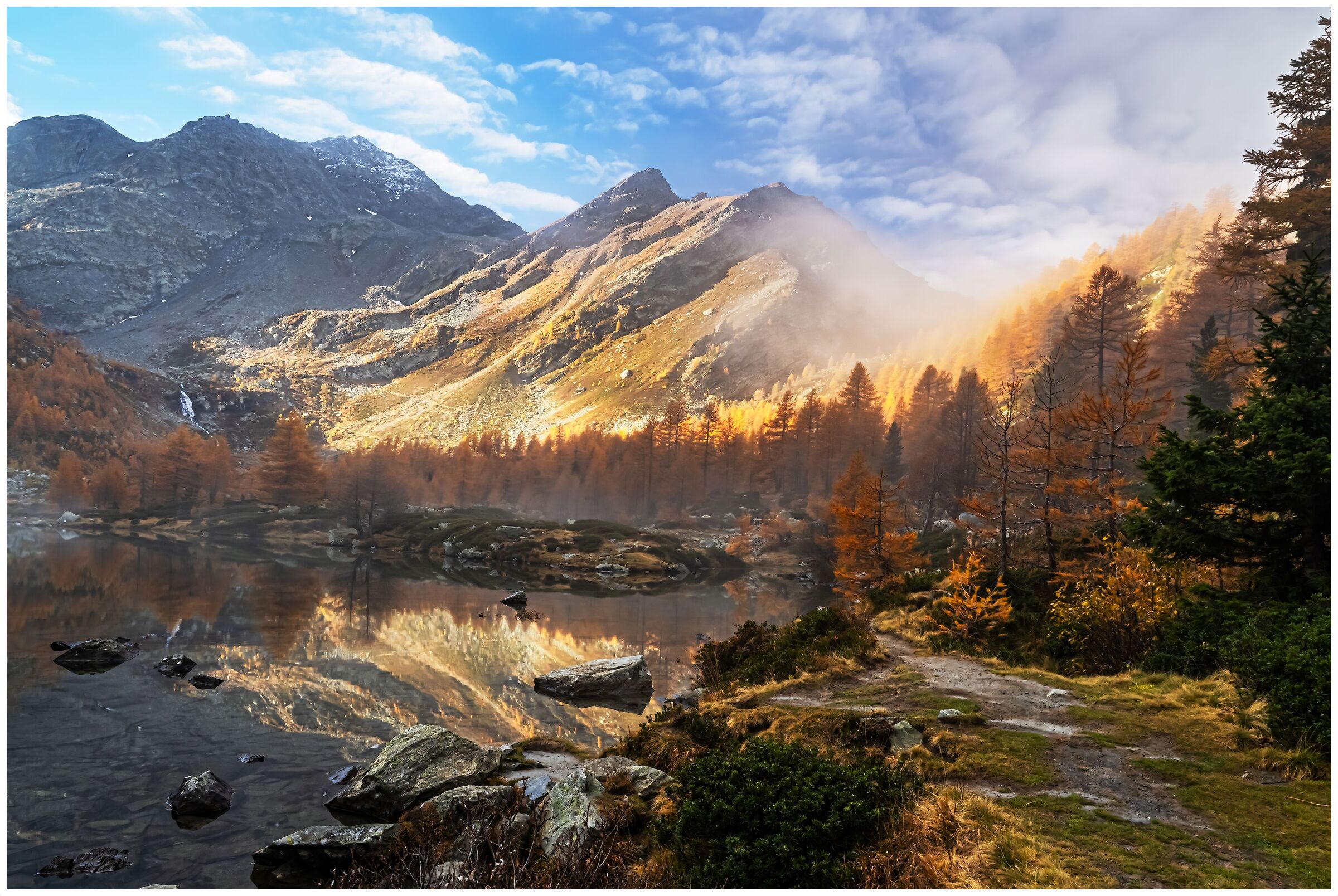 Valle d'Aosta Lago d'arpy