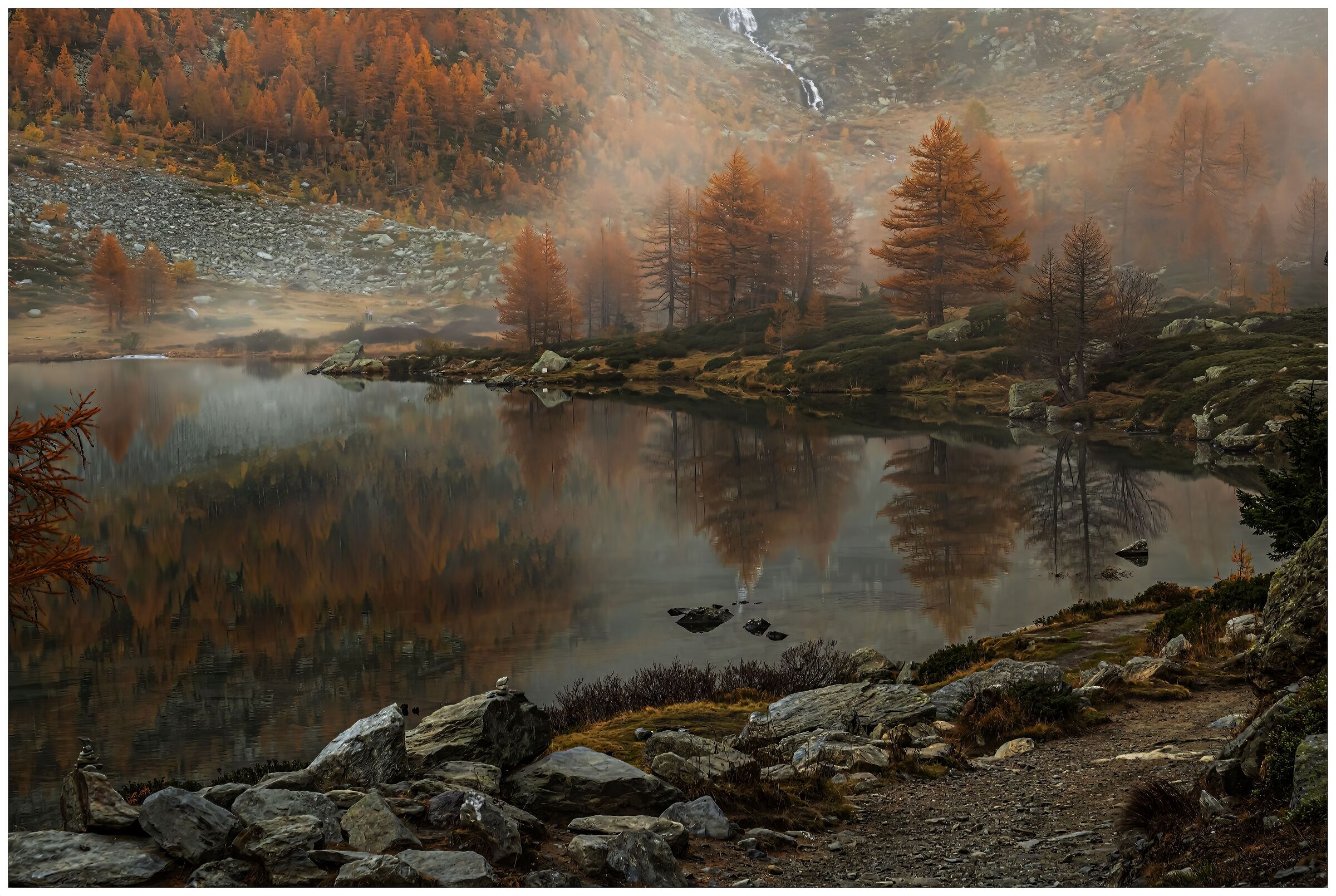 Valle d'Aosta Lago d'arpy