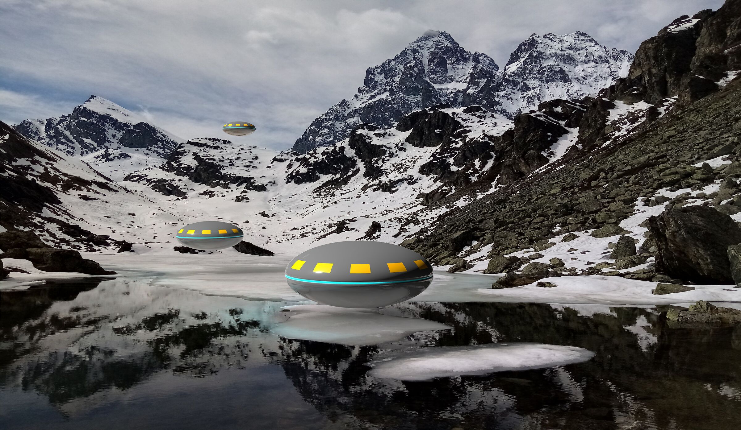 Aliens at Lake Fiorenza...