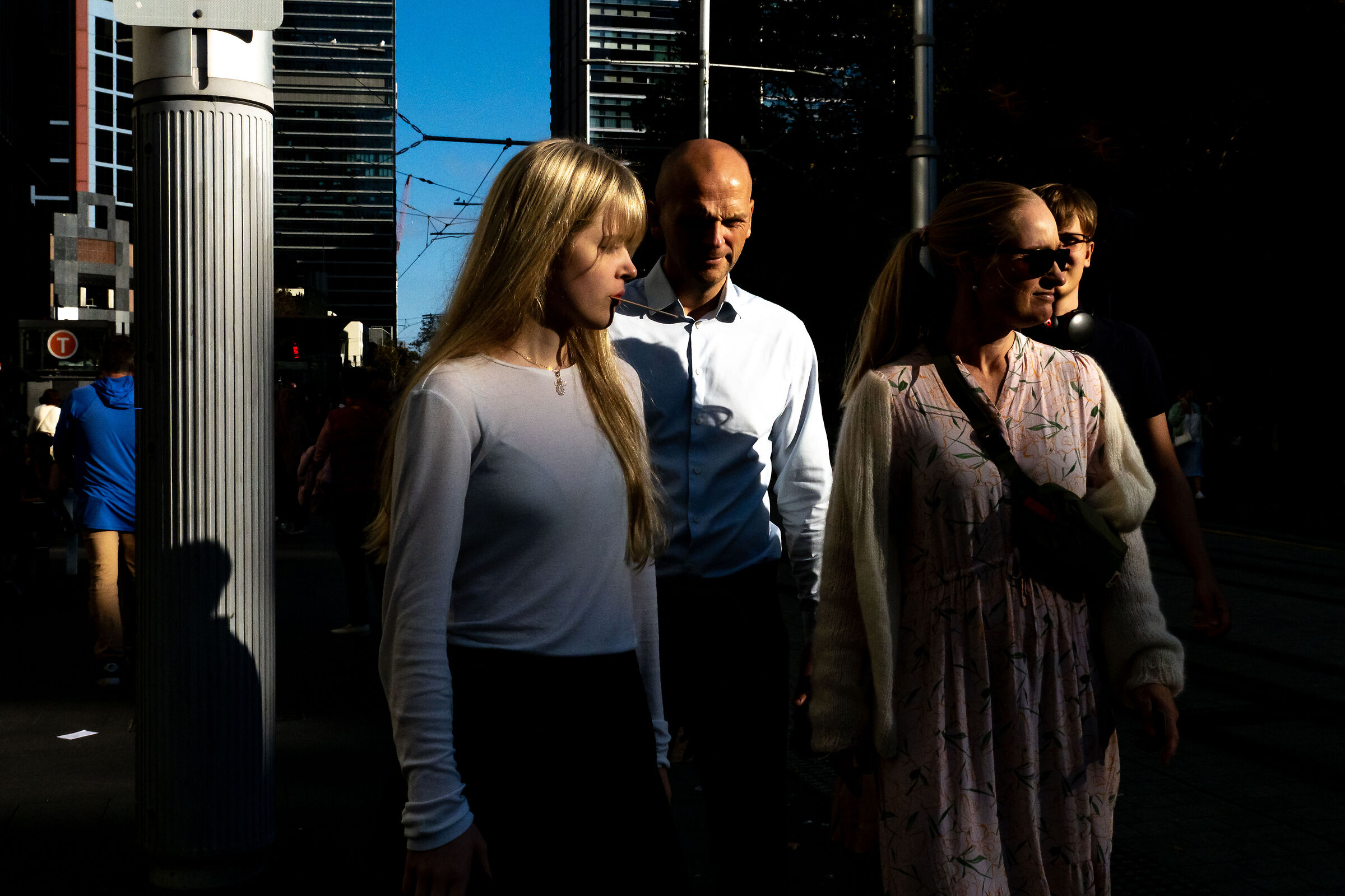 Chasing the light down under