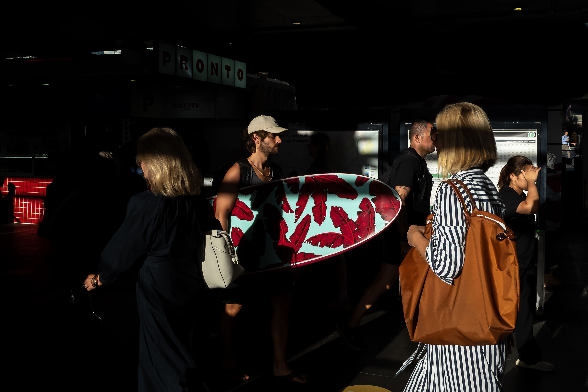 Chasing the light down under