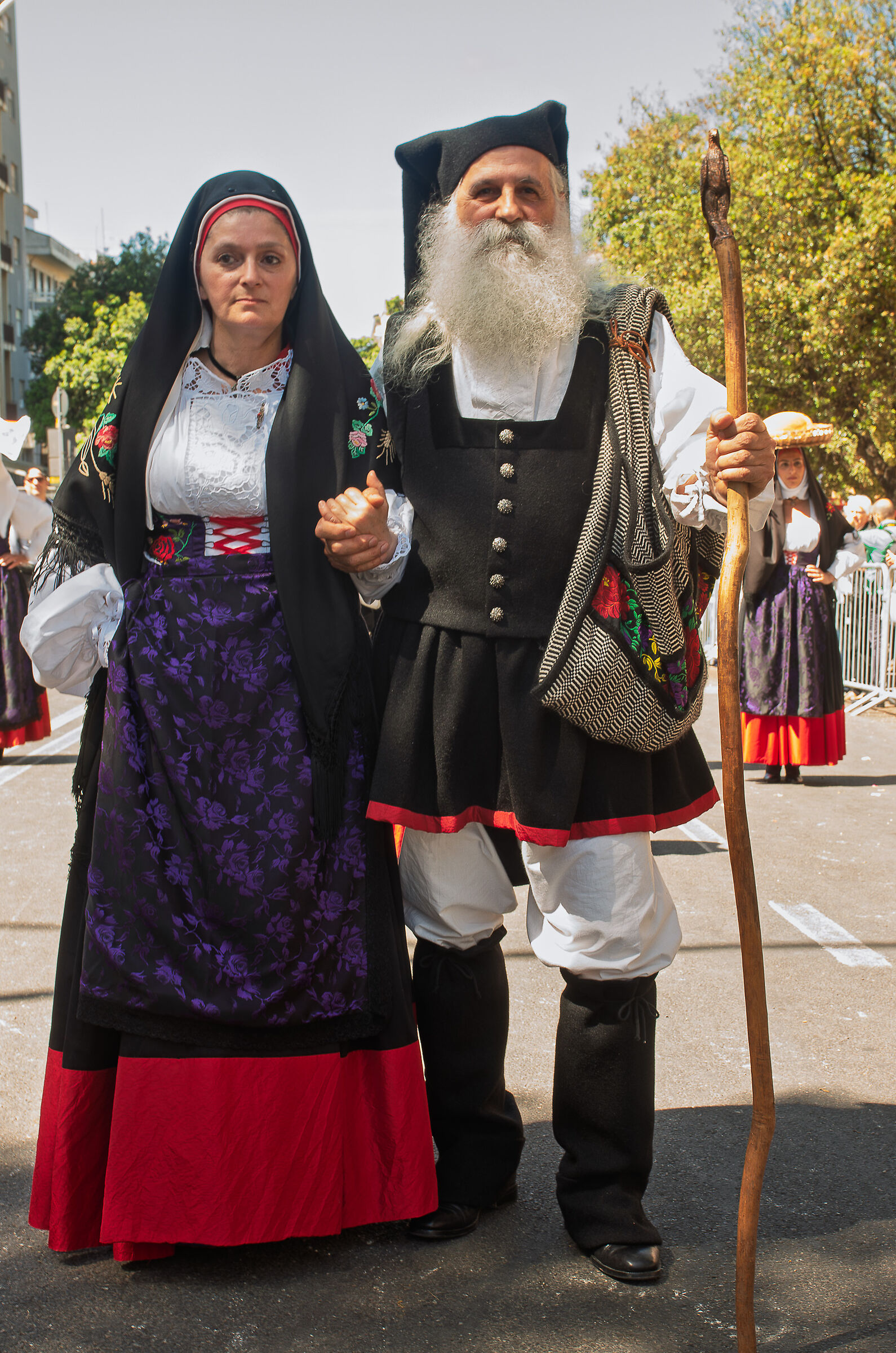 Una bella coppia alla "Festa della Bellezza"