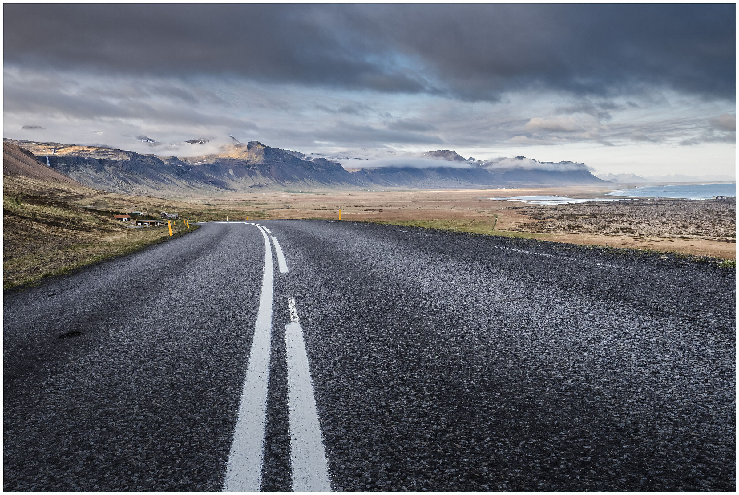 on the road to Iceland