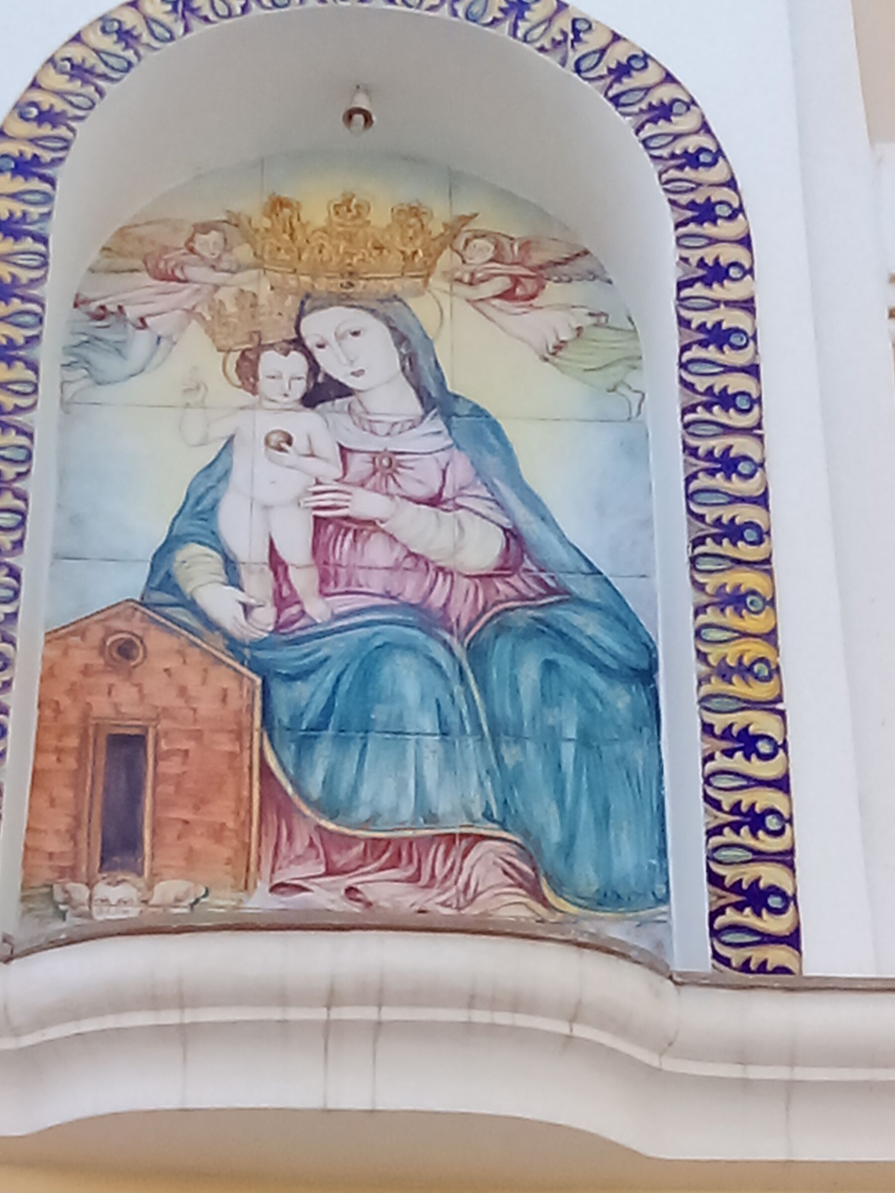 Forio house with votive offering (Madonna della Libera)