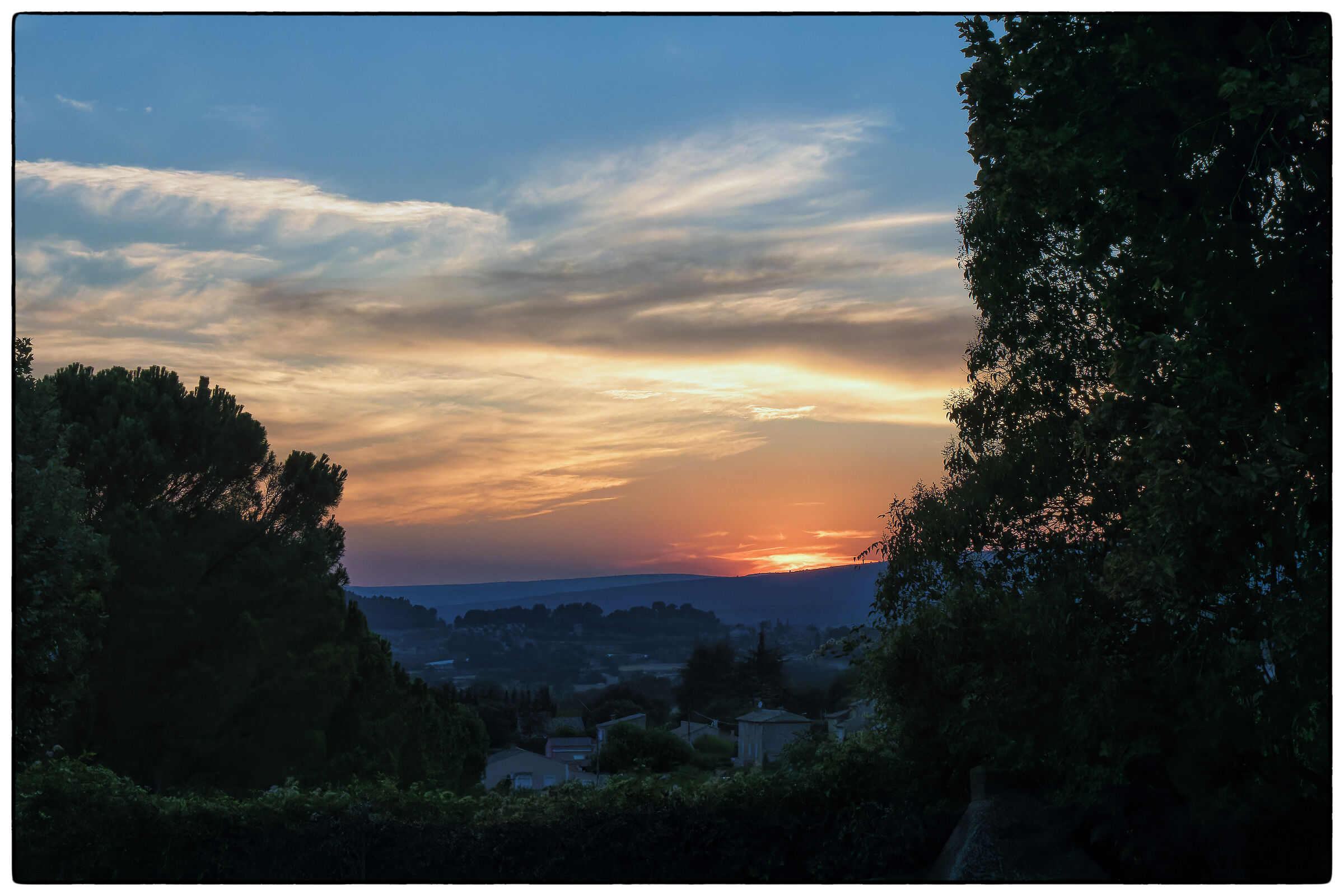 Sunset in Haute Provence