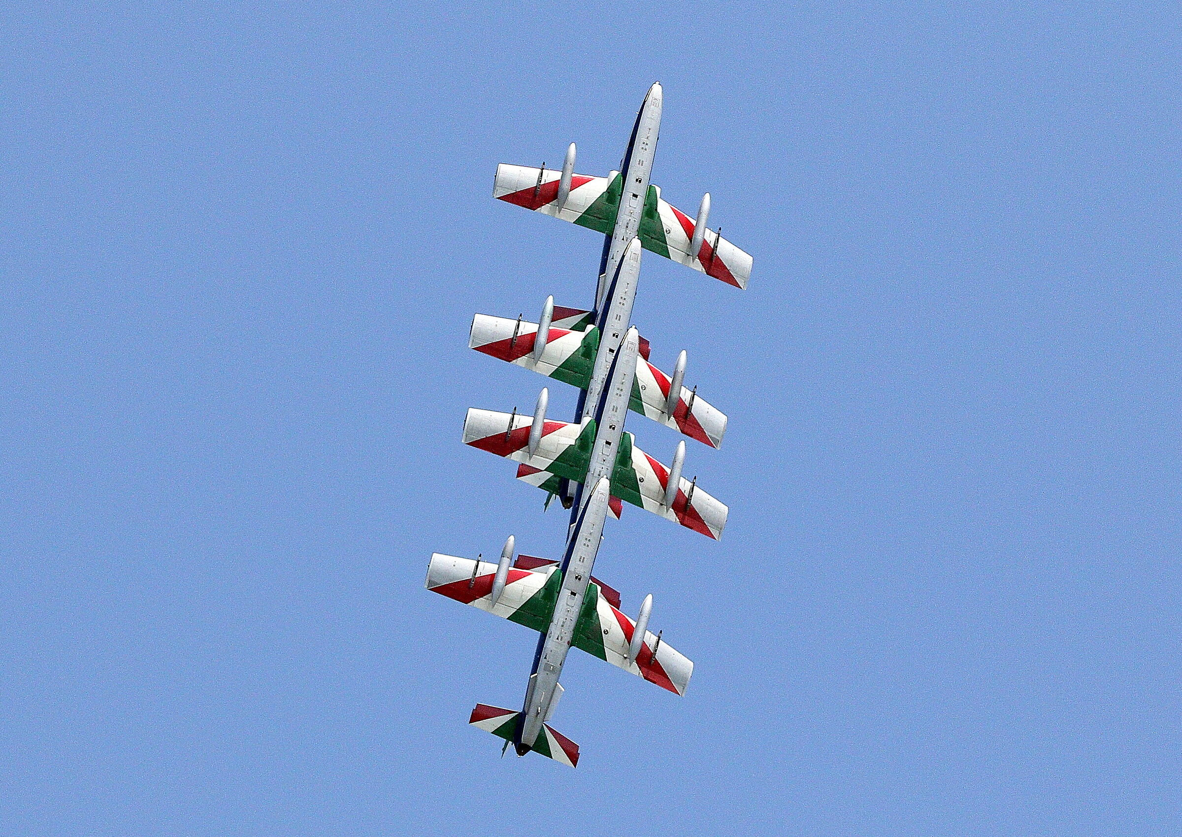 frecce tricolori negli anni - esercitazione ghedi 2020