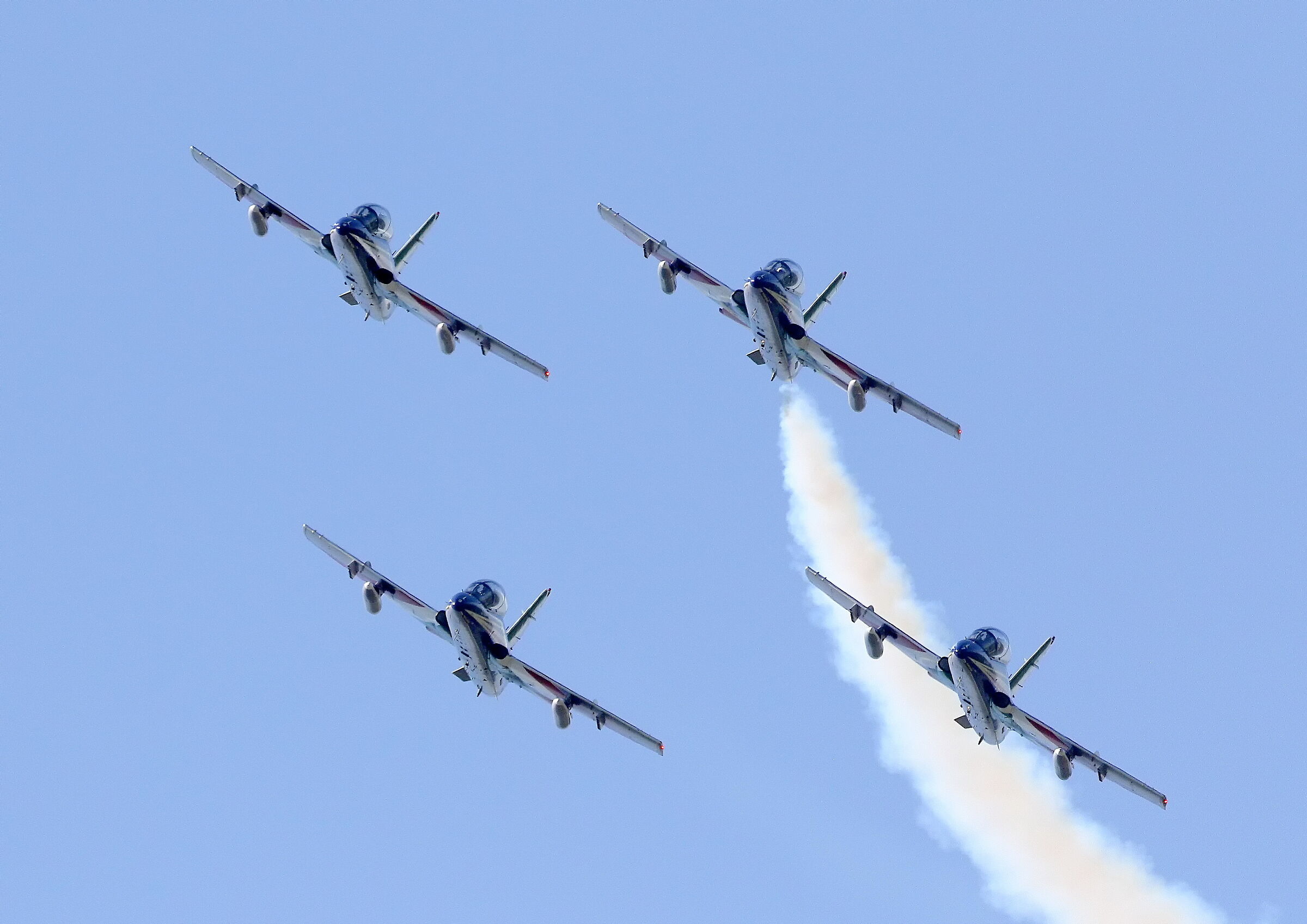 frecce tricolori negli anni - esercitazione ghedi 2020