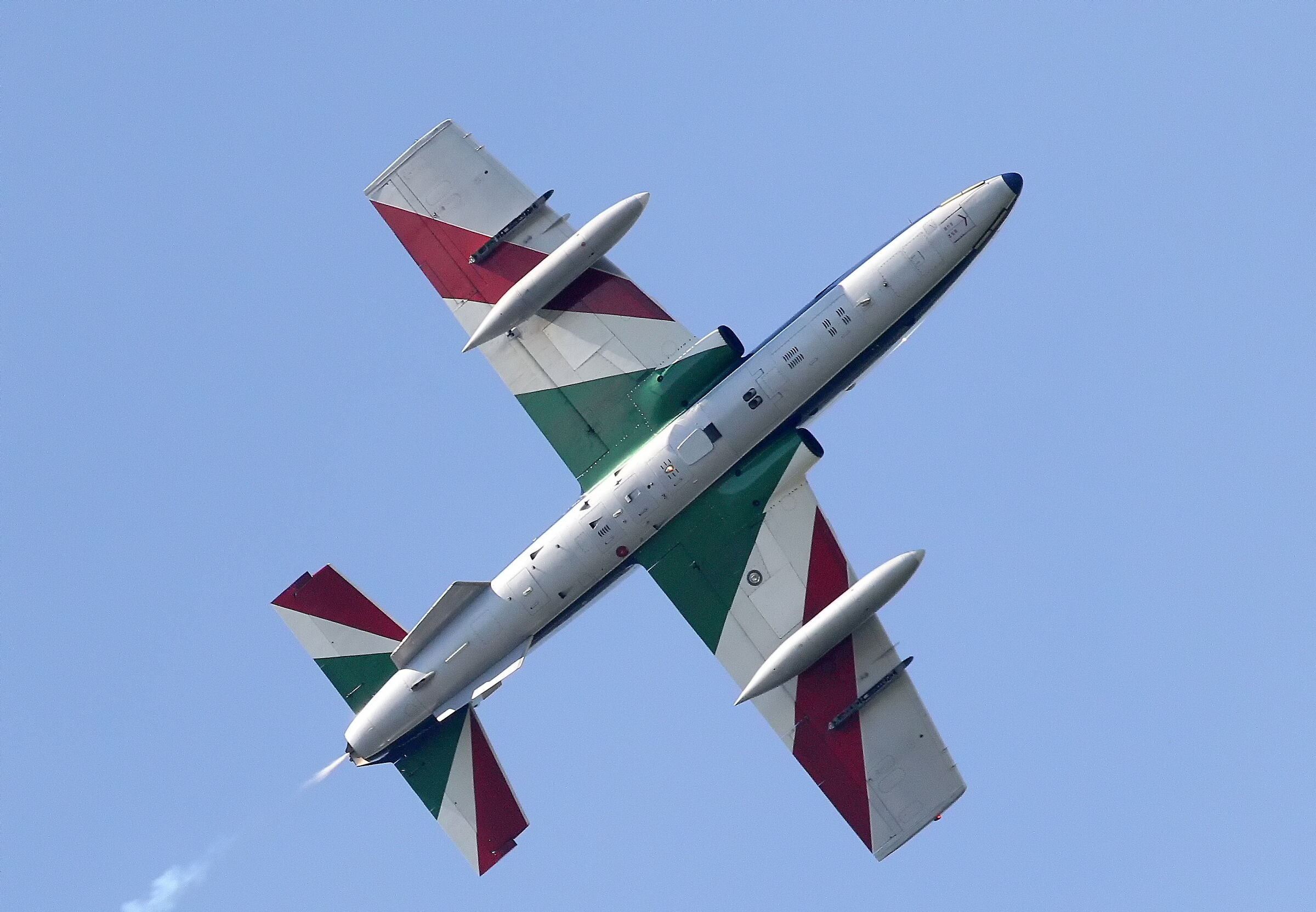 frecce tricolori negli anni - esercitazione ghedi 2020