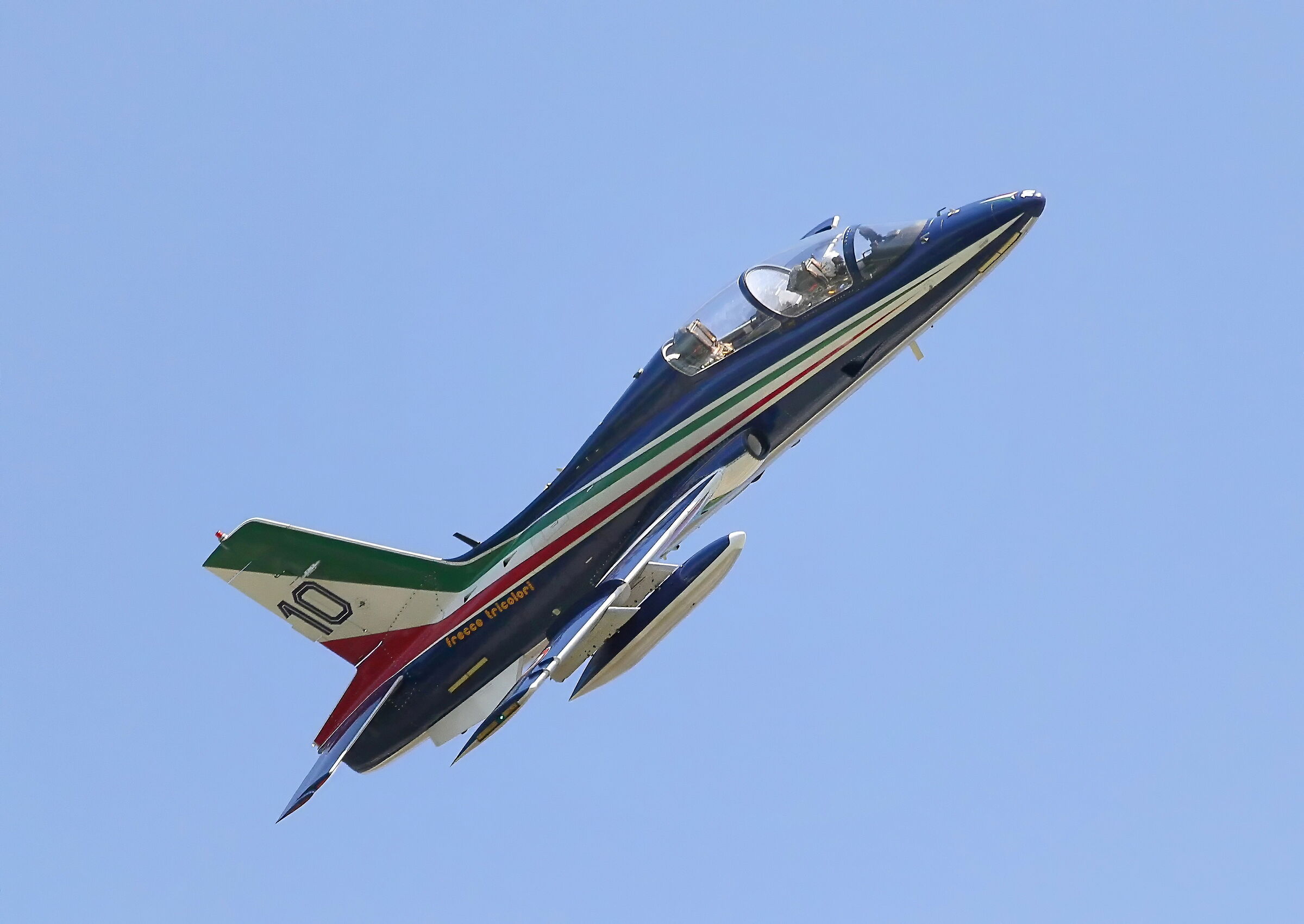 frecce tricolori negli anni - esercitazione ghedi 2020