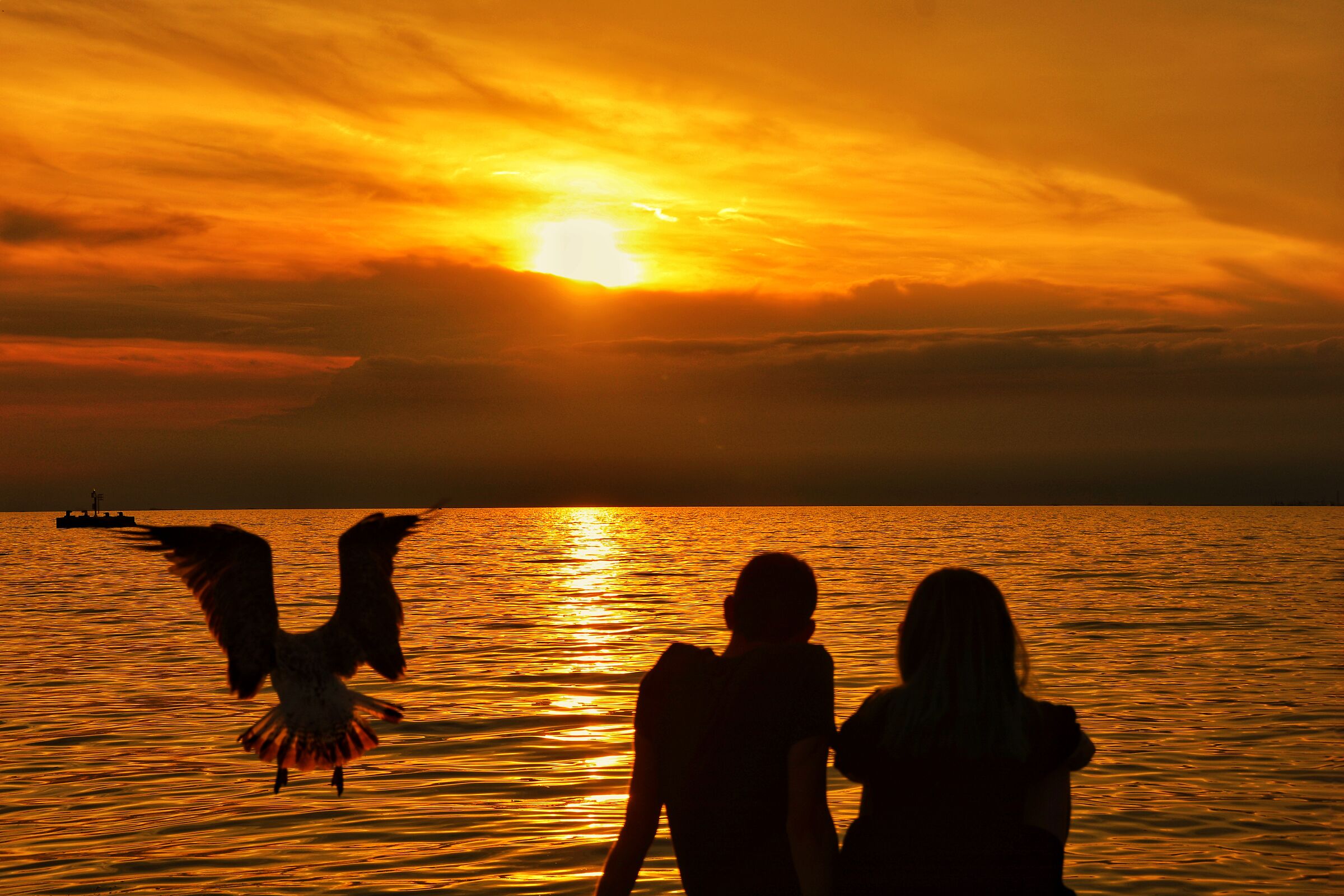 Sunset in Trieste
