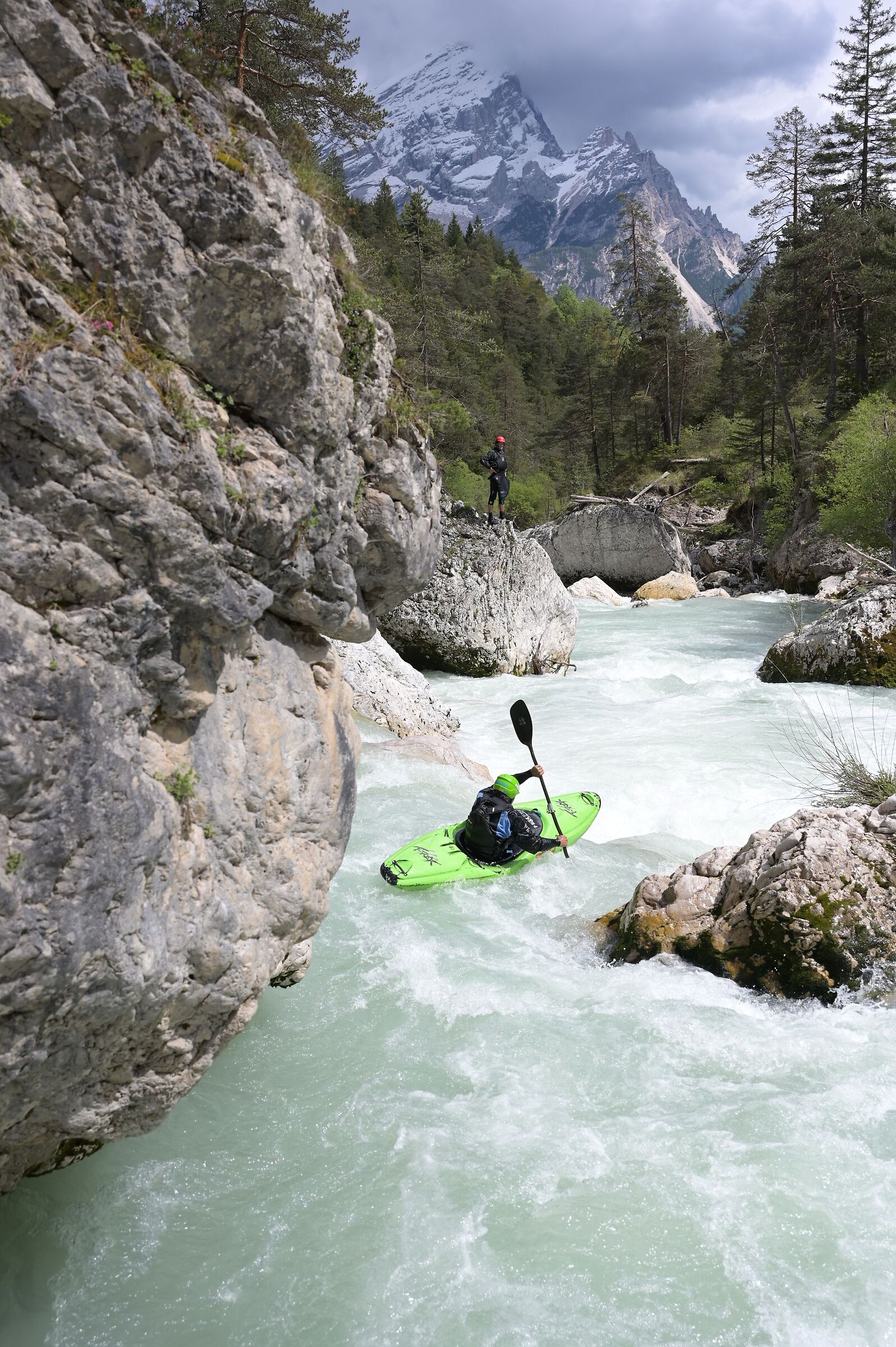 kayaking in Dolomiti