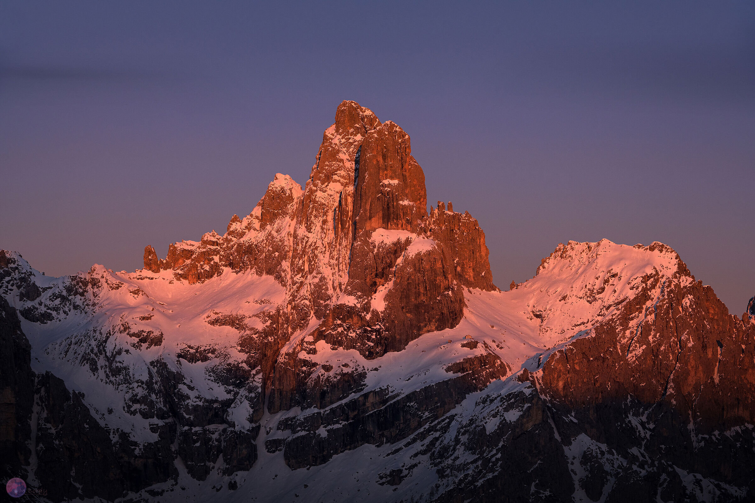 Cima della Madonna, sunset.