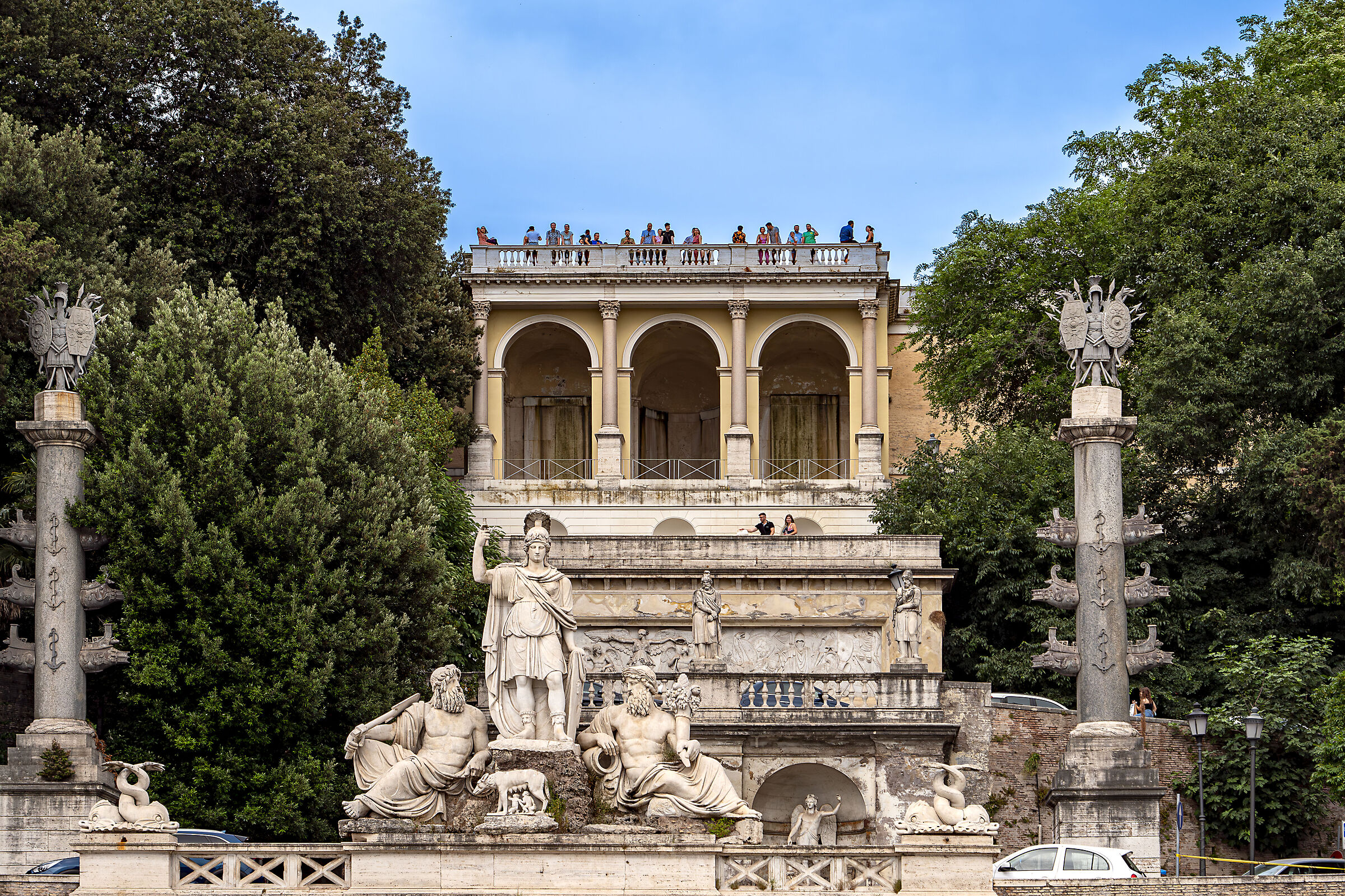 Terrazza Del Pincio da Piazza del Popolo - Roma
