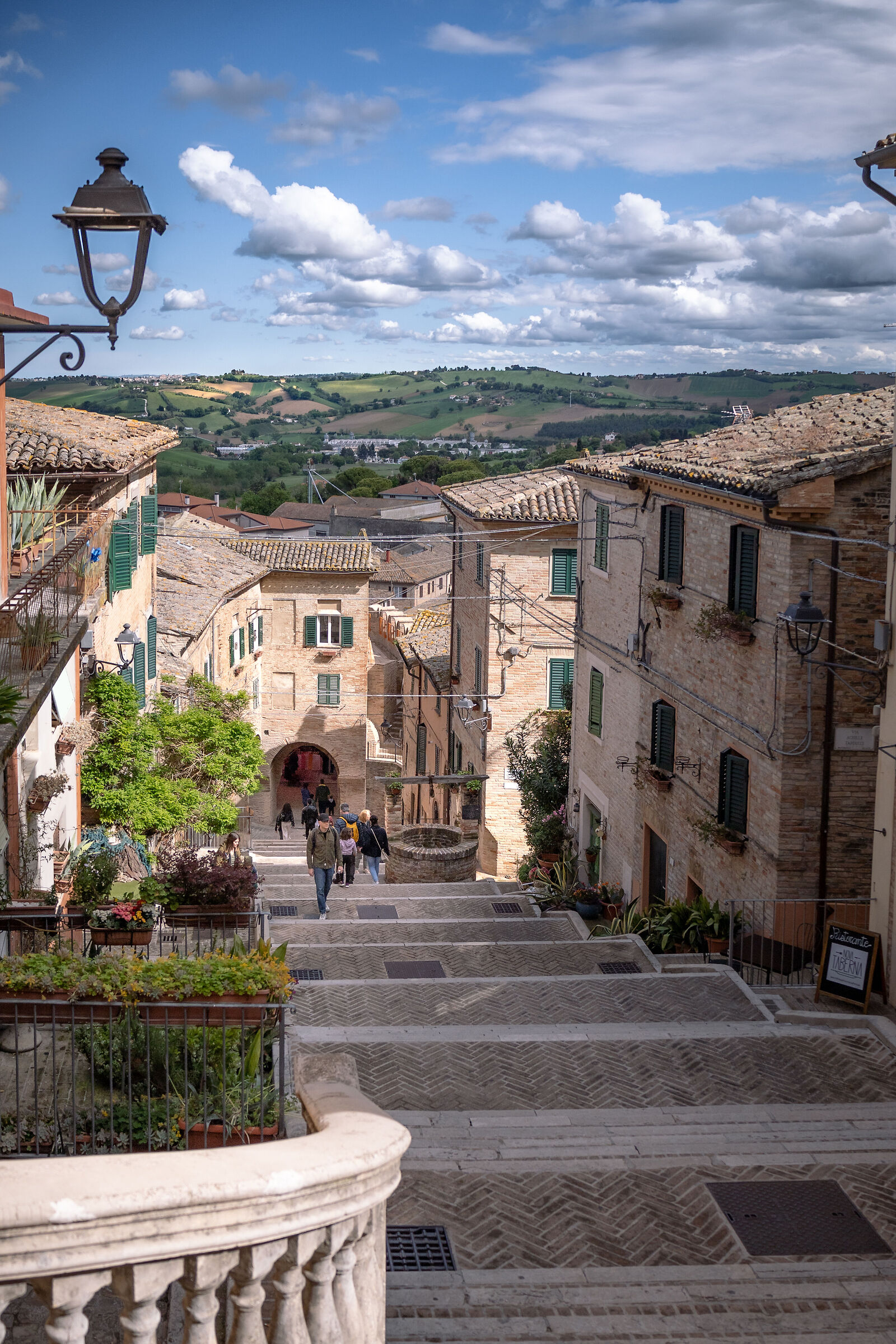 The ancient village of Corinaldo
