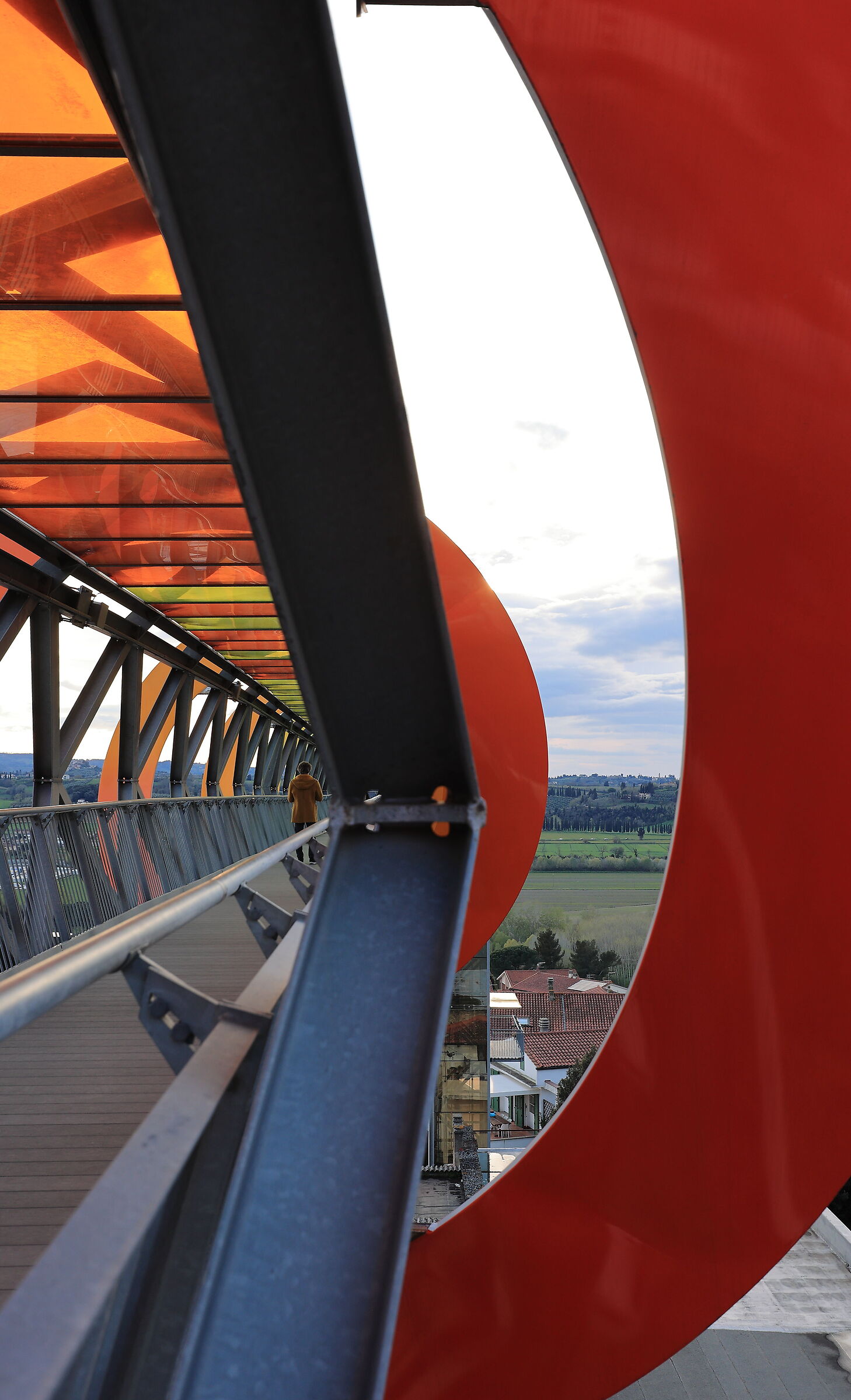 Inside the red vortex