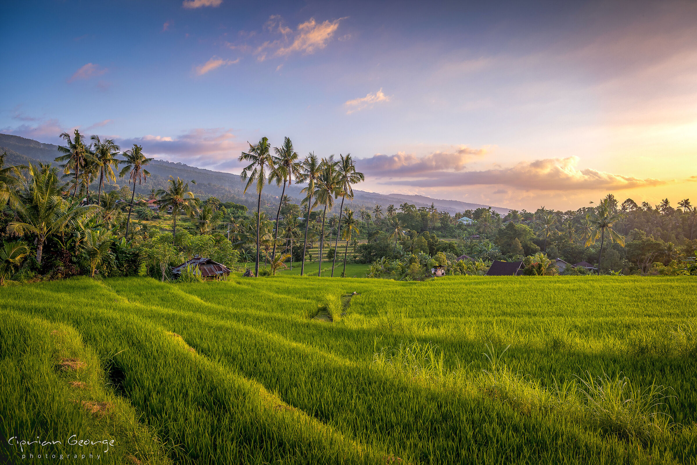 Tramonto su Sambangan