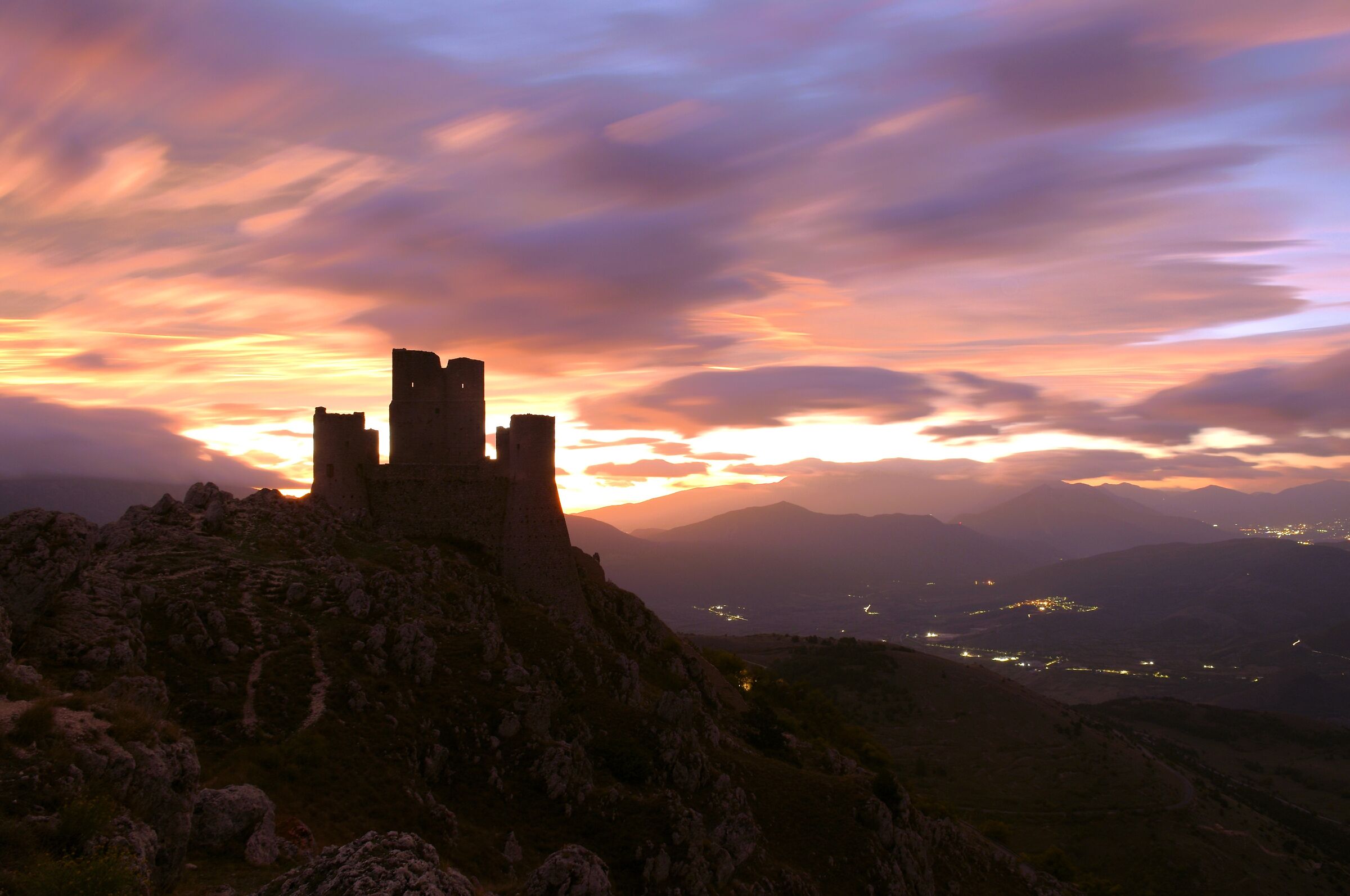 Alba a Rocca Calascio - Abruzzo