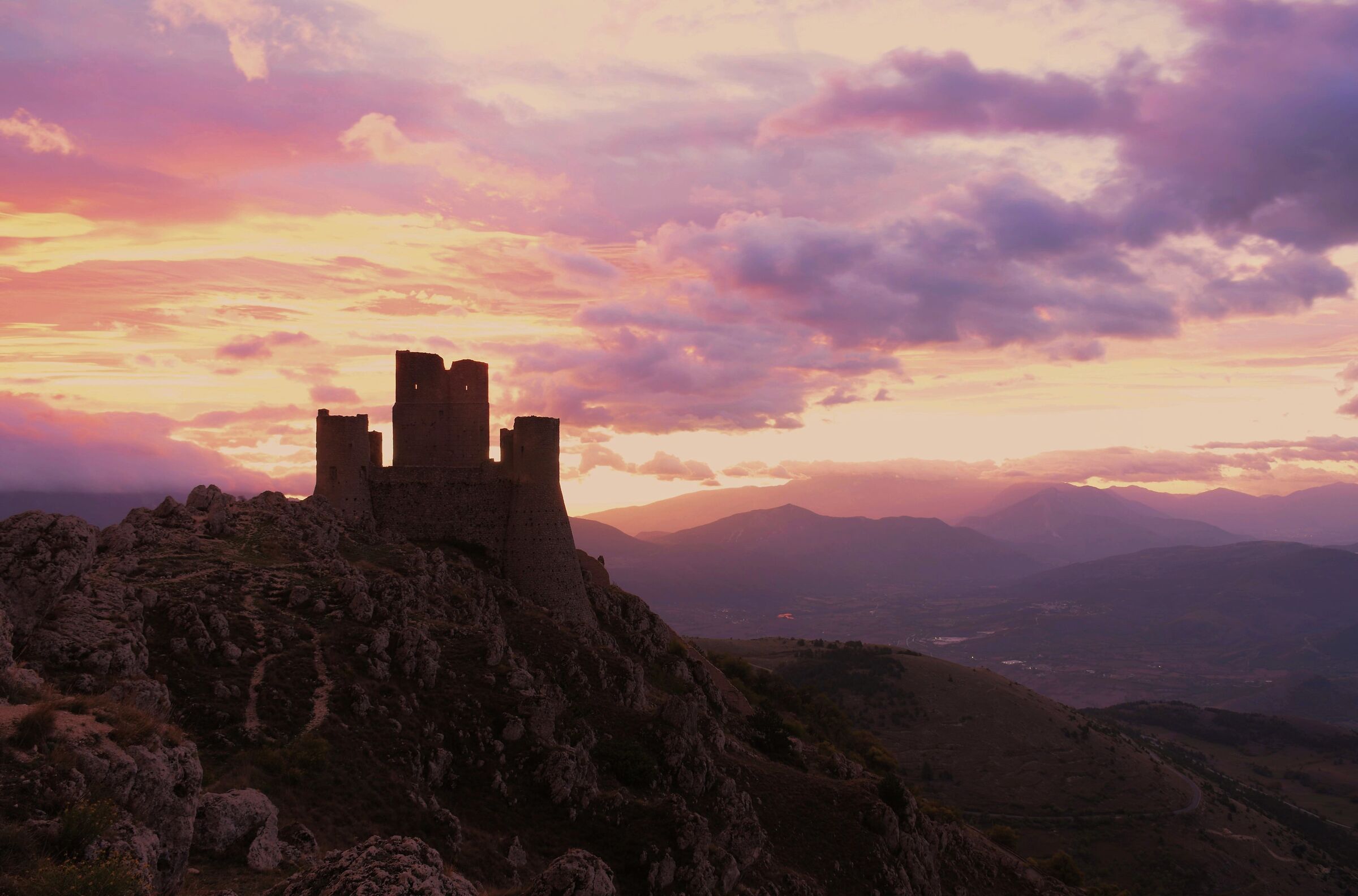 Alba a Rocca Calascio - Abruzzo