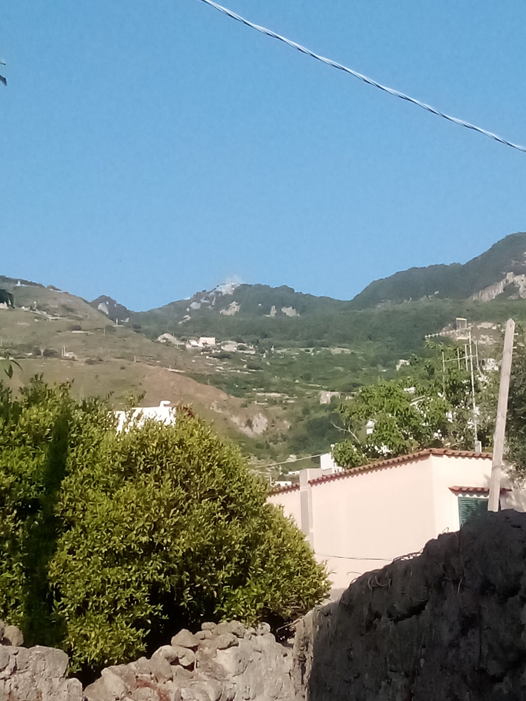 Forio, a glimpse of Santa Maria al Monte.