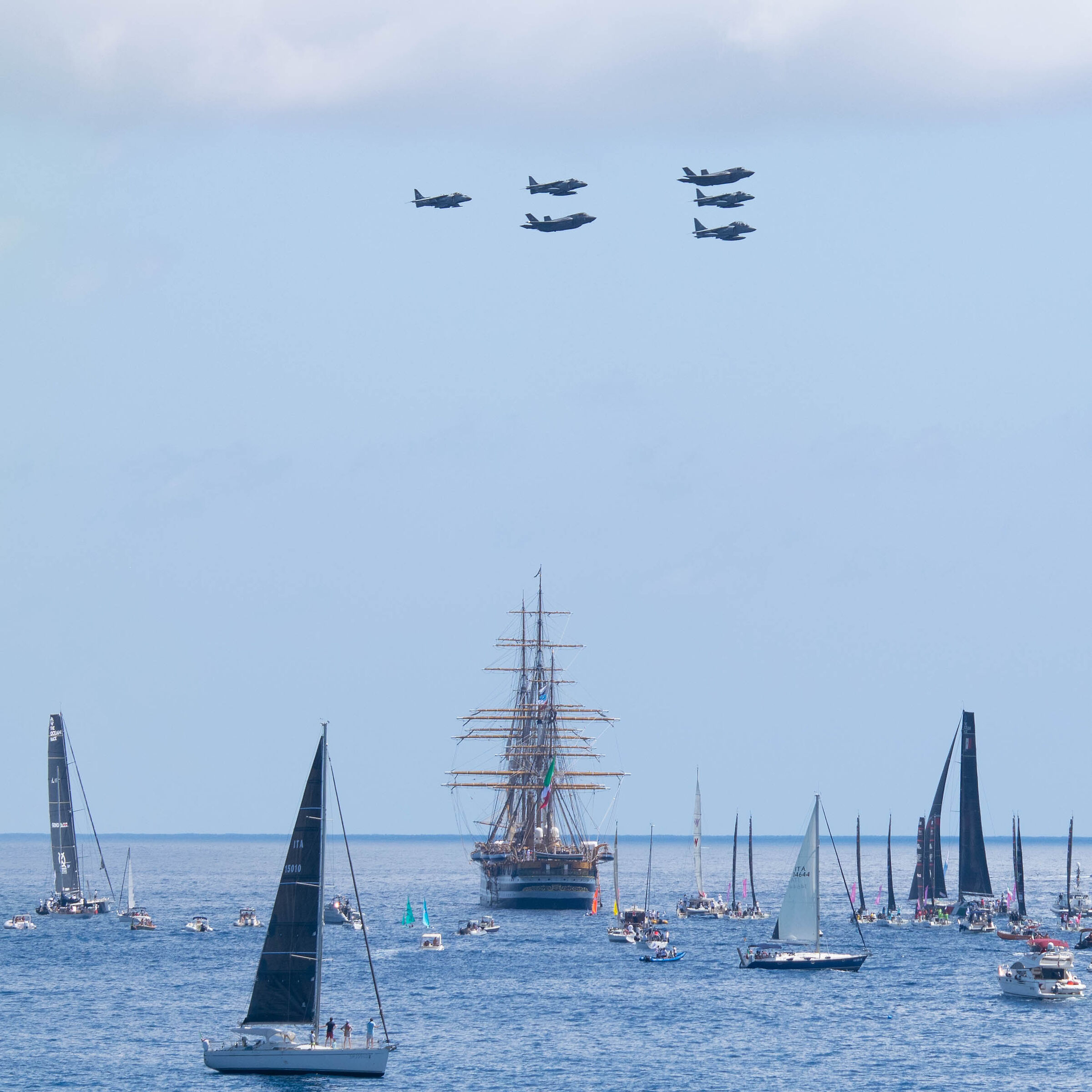 Partenza Amerigo Vespucci + Gruppo Volo MM 01/07/23